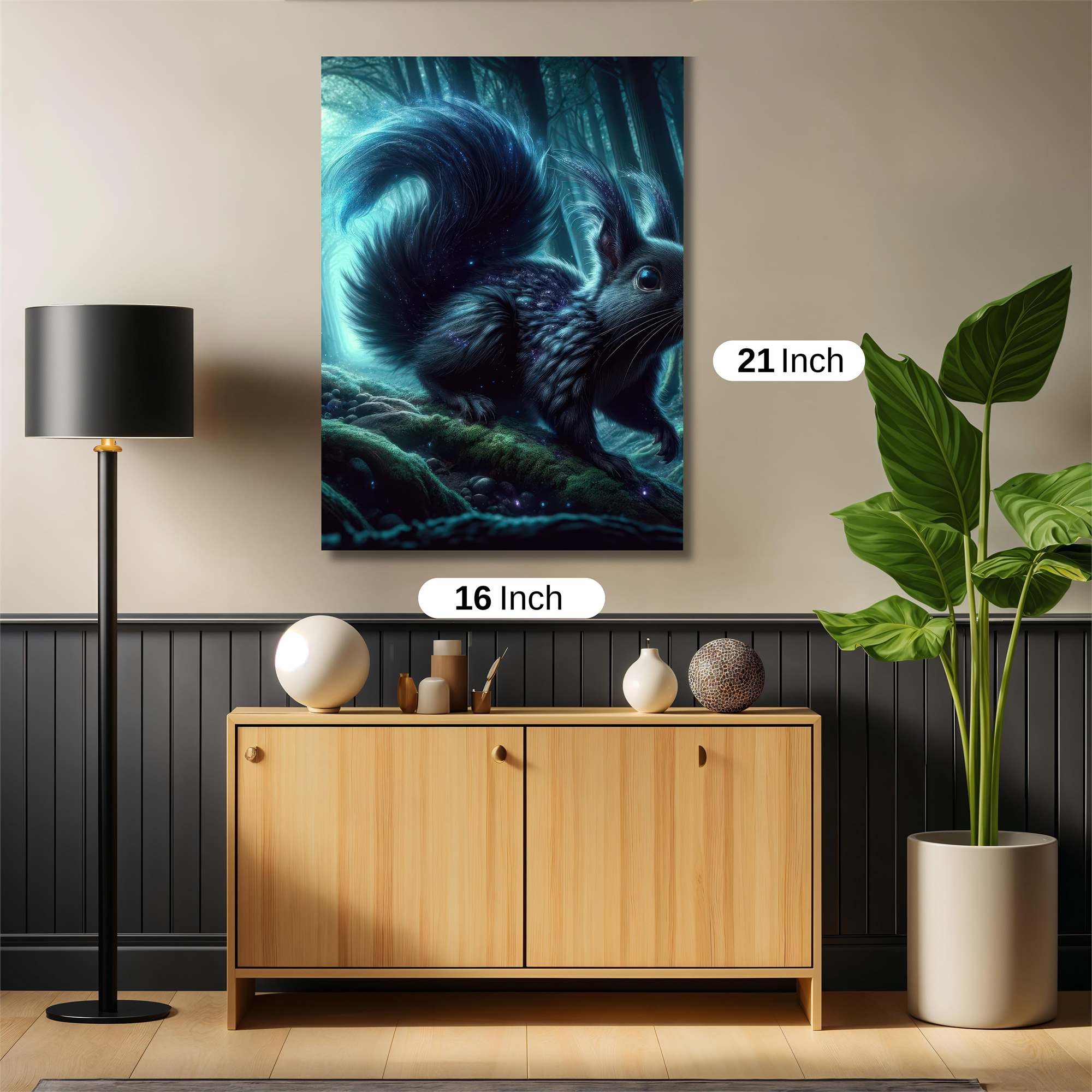 Mystic Squirrel Safe Wall Magnetic / M