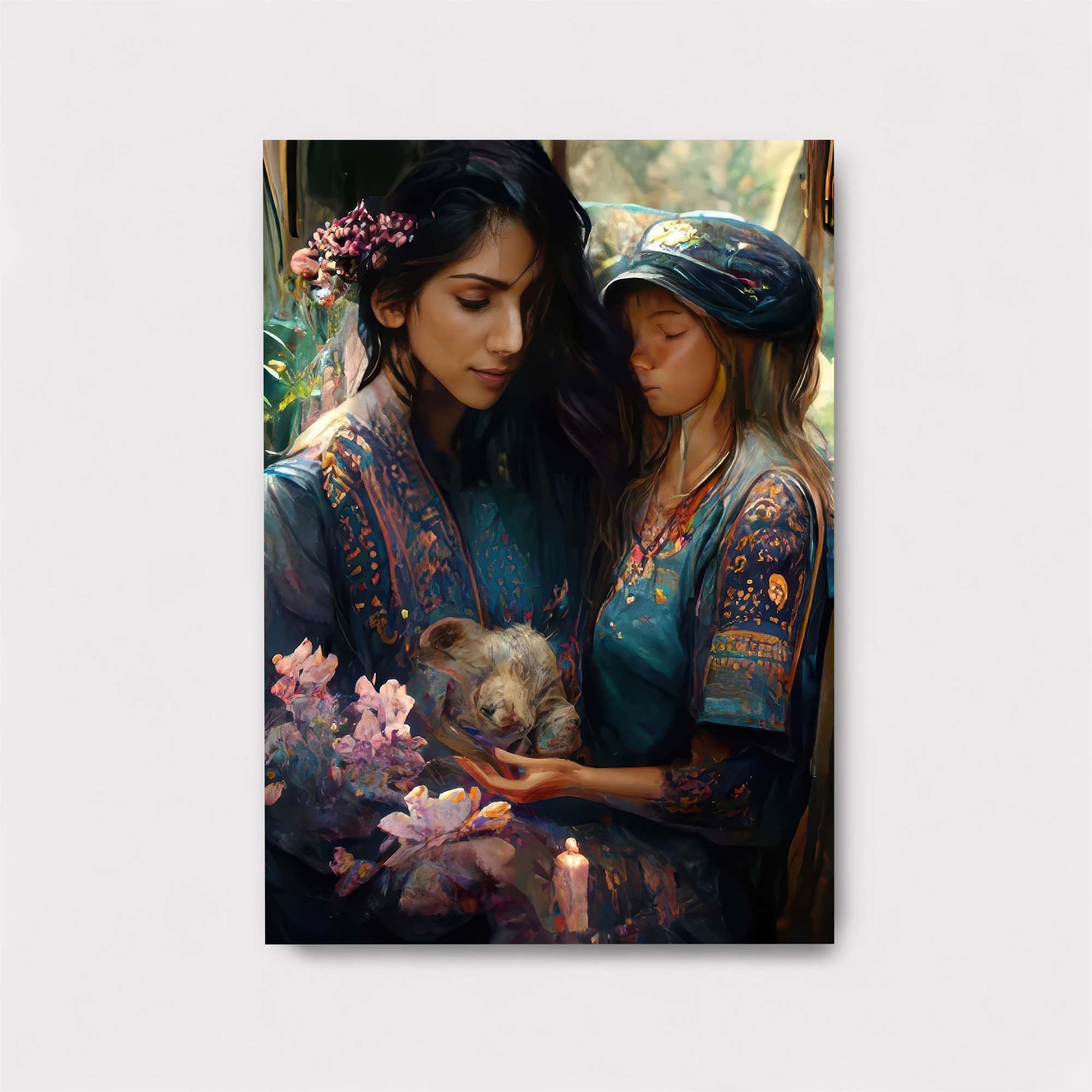 Floral Serenity Safe Wall Magnetic / M