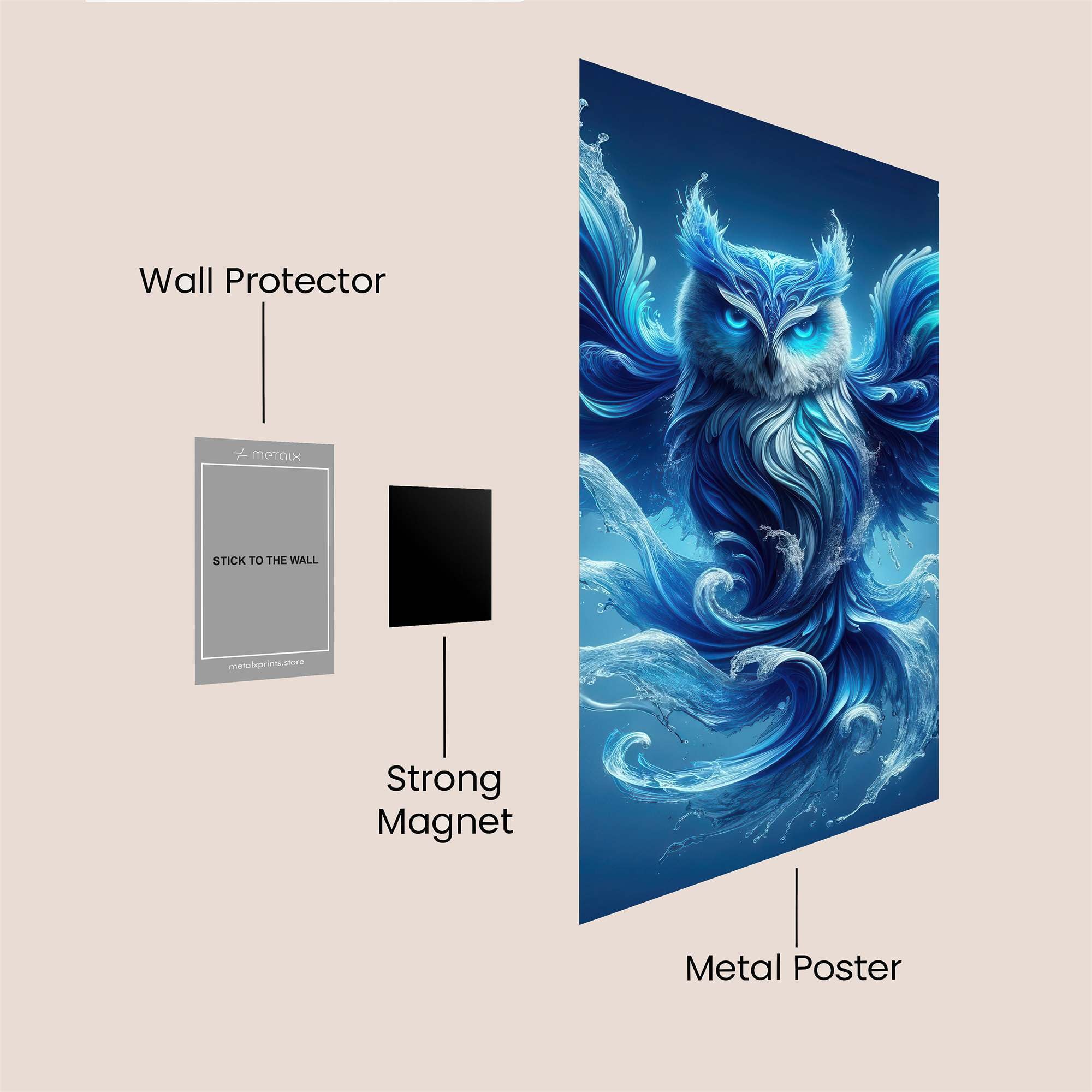 Owl Whisper Safe Wall Magnetic / M