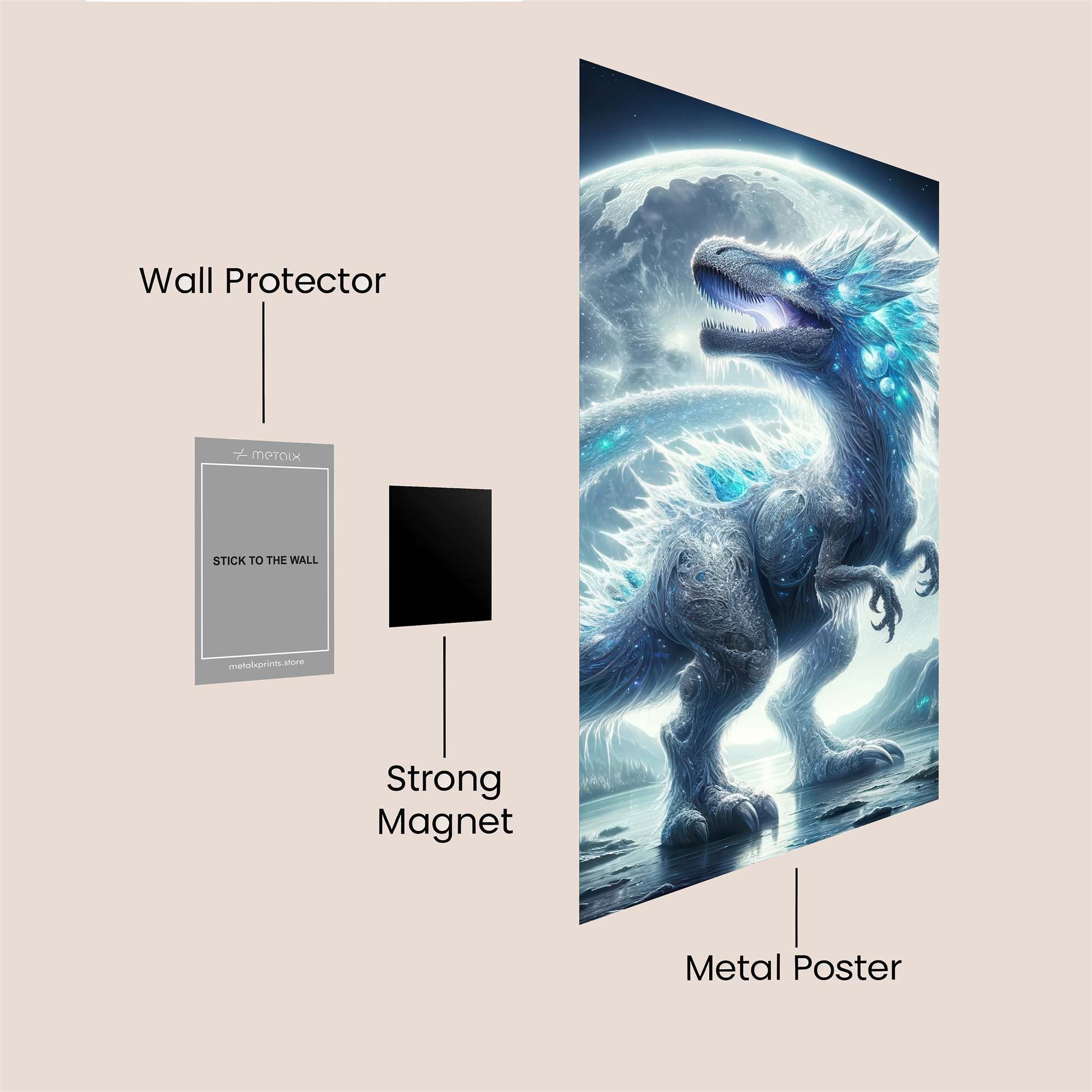 Moonlit Majesty Safe Wall Magnetic / M