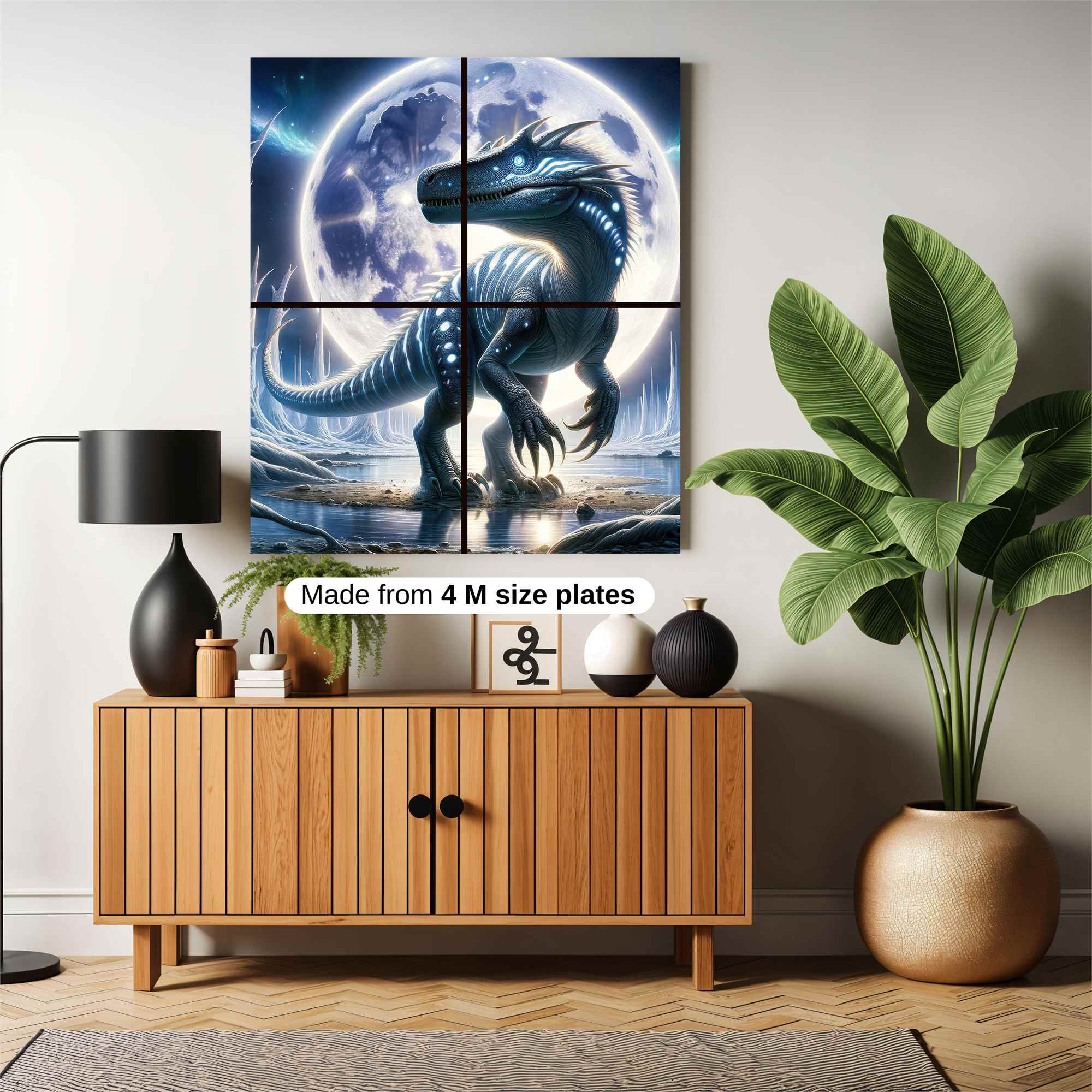Moonlit Raptor Safe Wall Magnetic / M