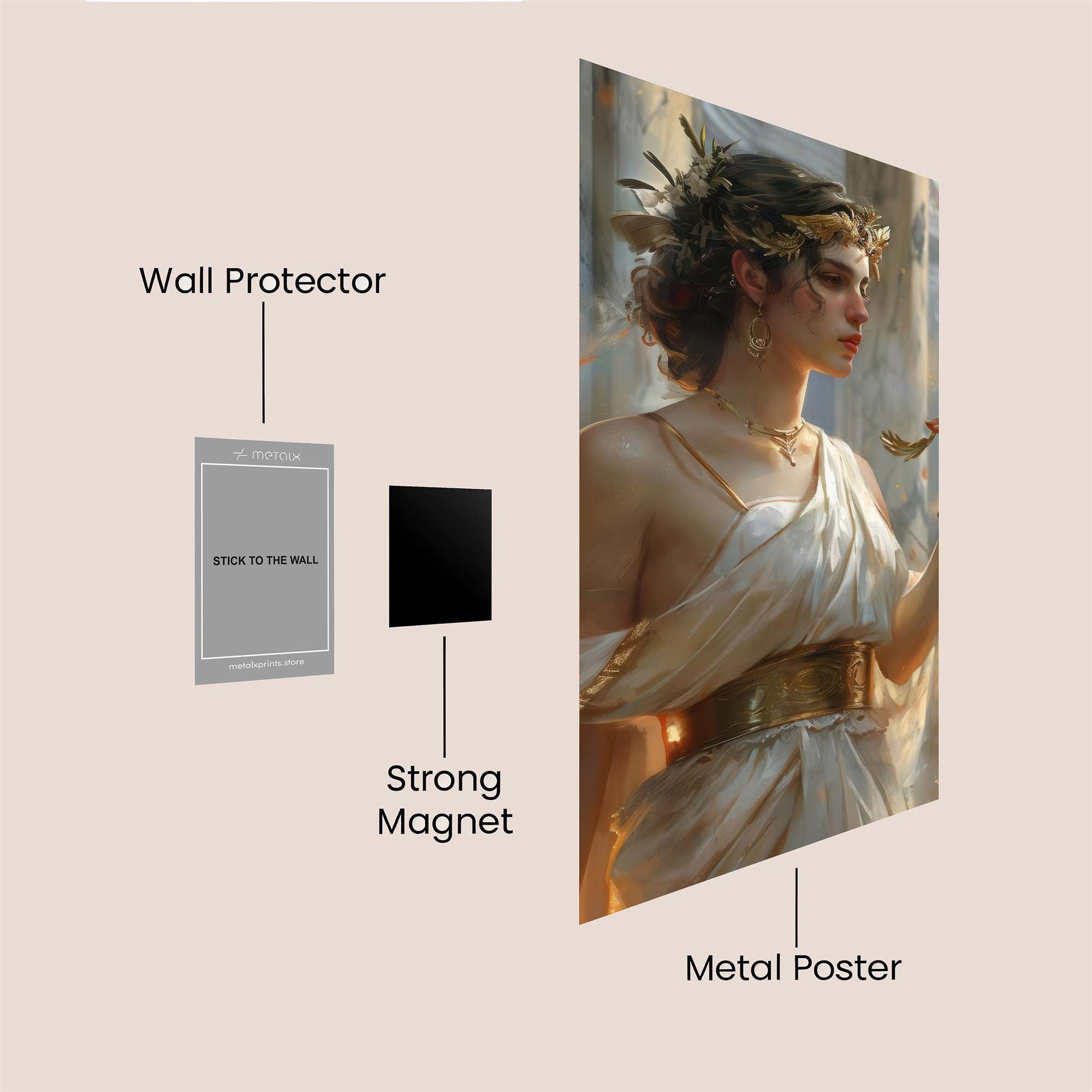 Athena Serene Safe Wall Magnetic / M