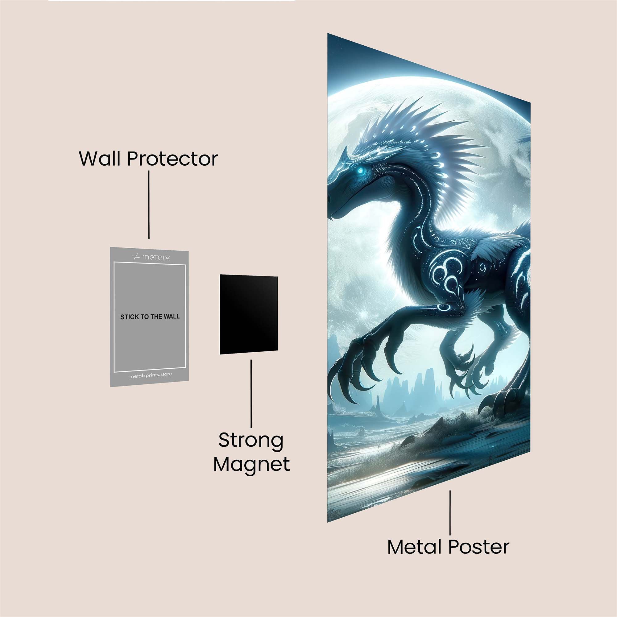 Moonlit Majesty Safe Wall Magnetic / M