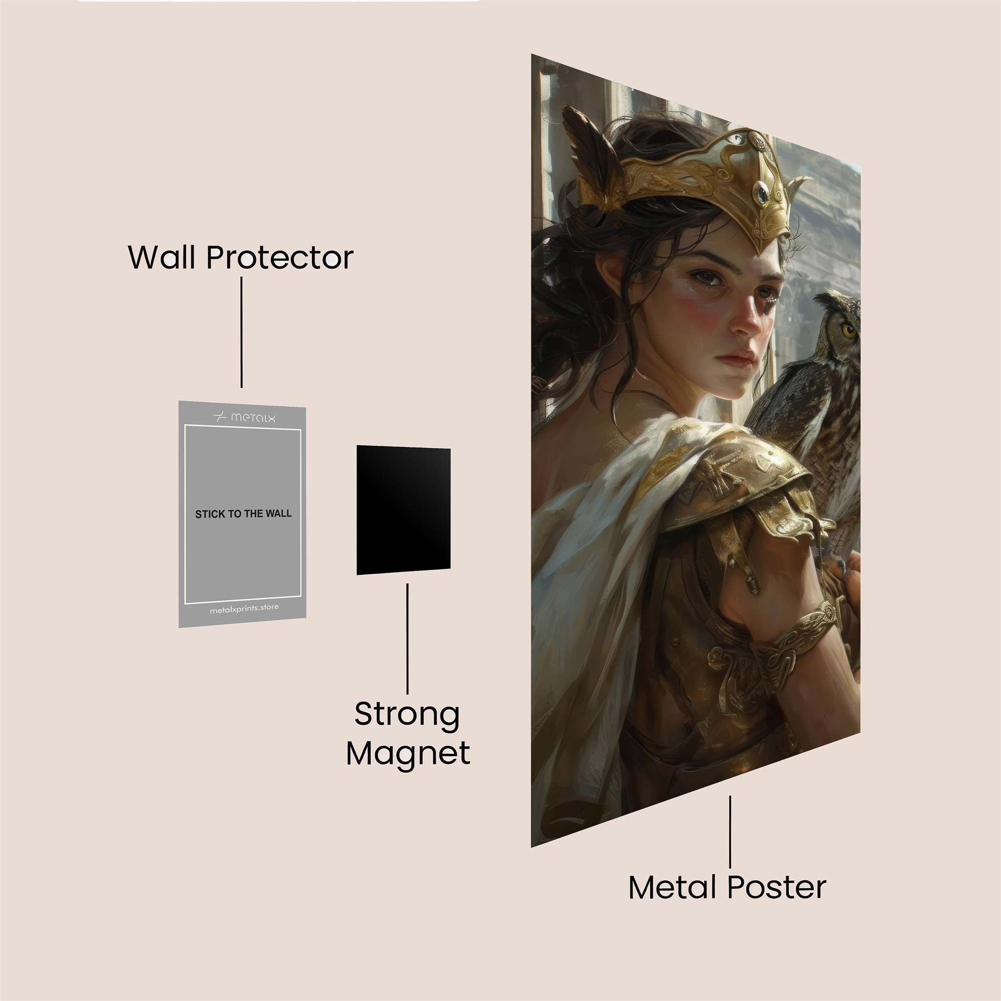 Athena Serene Safe Wall Magnetic / M