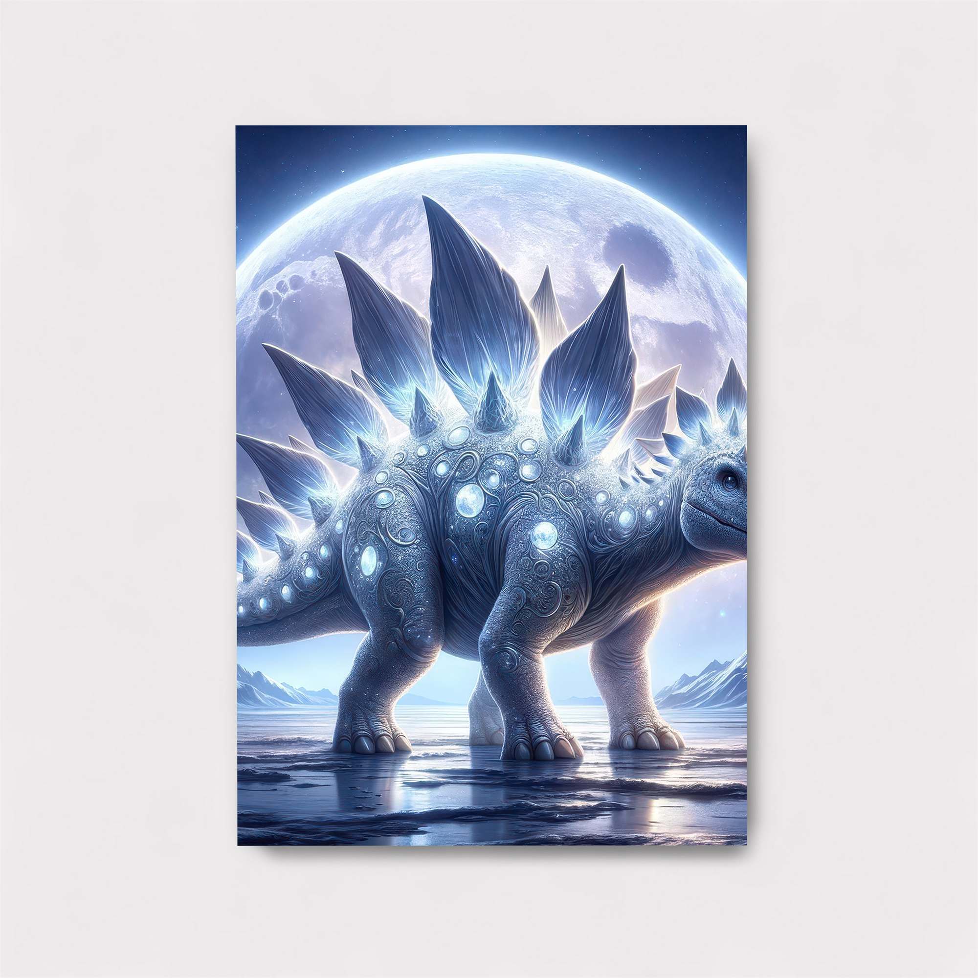 Moonlit Stegosaur Safe Wall Magnetic / M