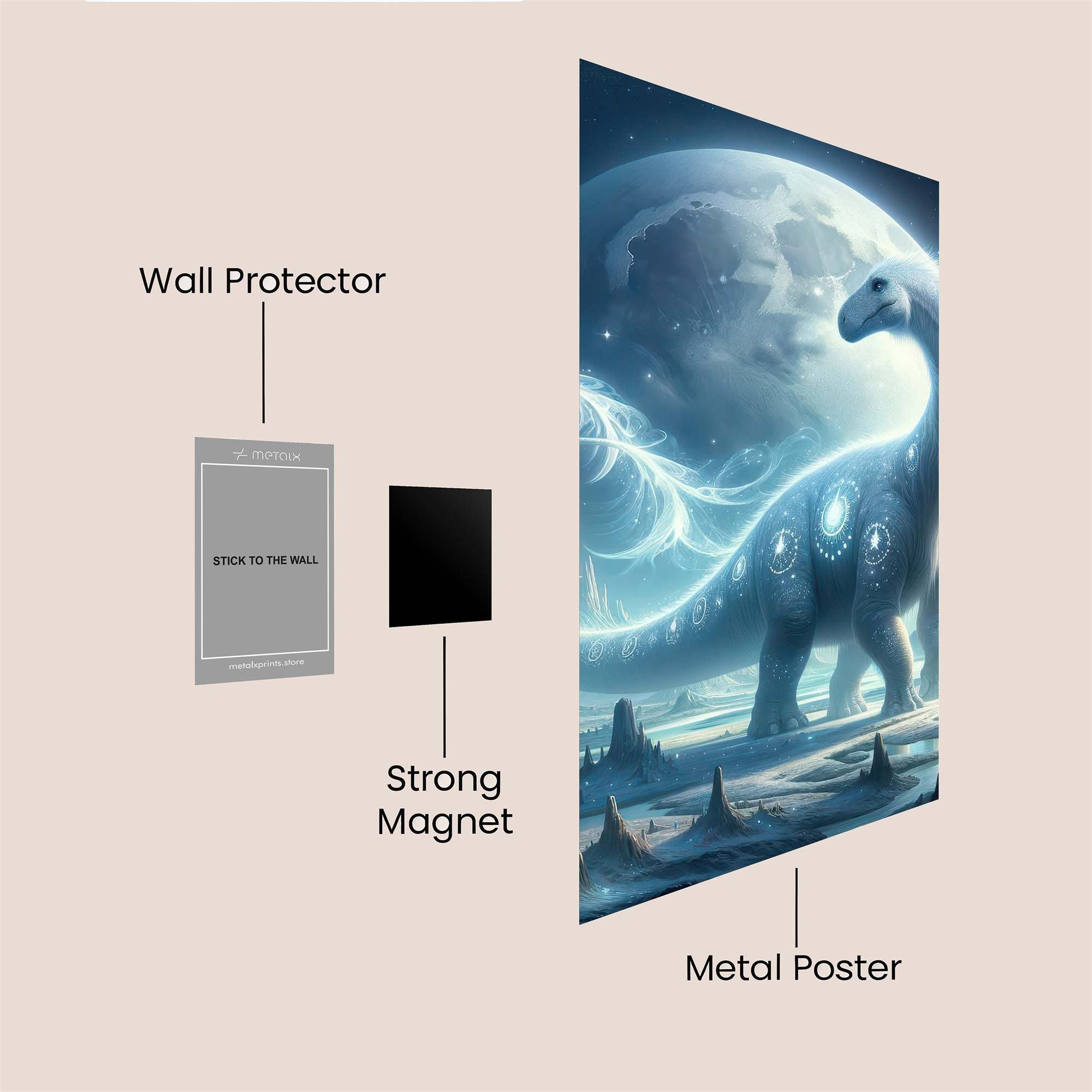 Lunar Serenity Safe Wall Magnetic / M