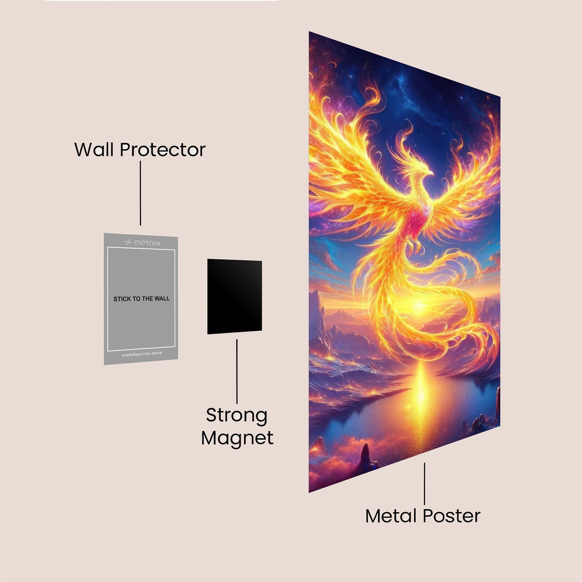 Phoenix Radiant Safe Wall Magnetic / M