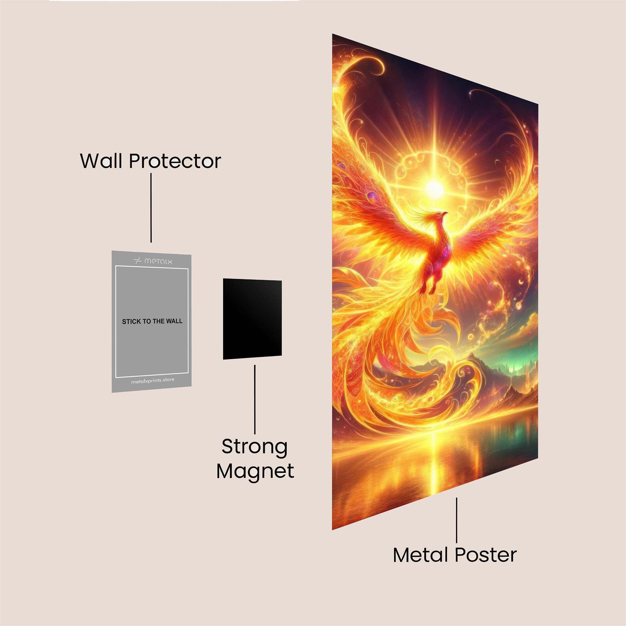 Phoenix Radiant Safe Wall Magnetic / M