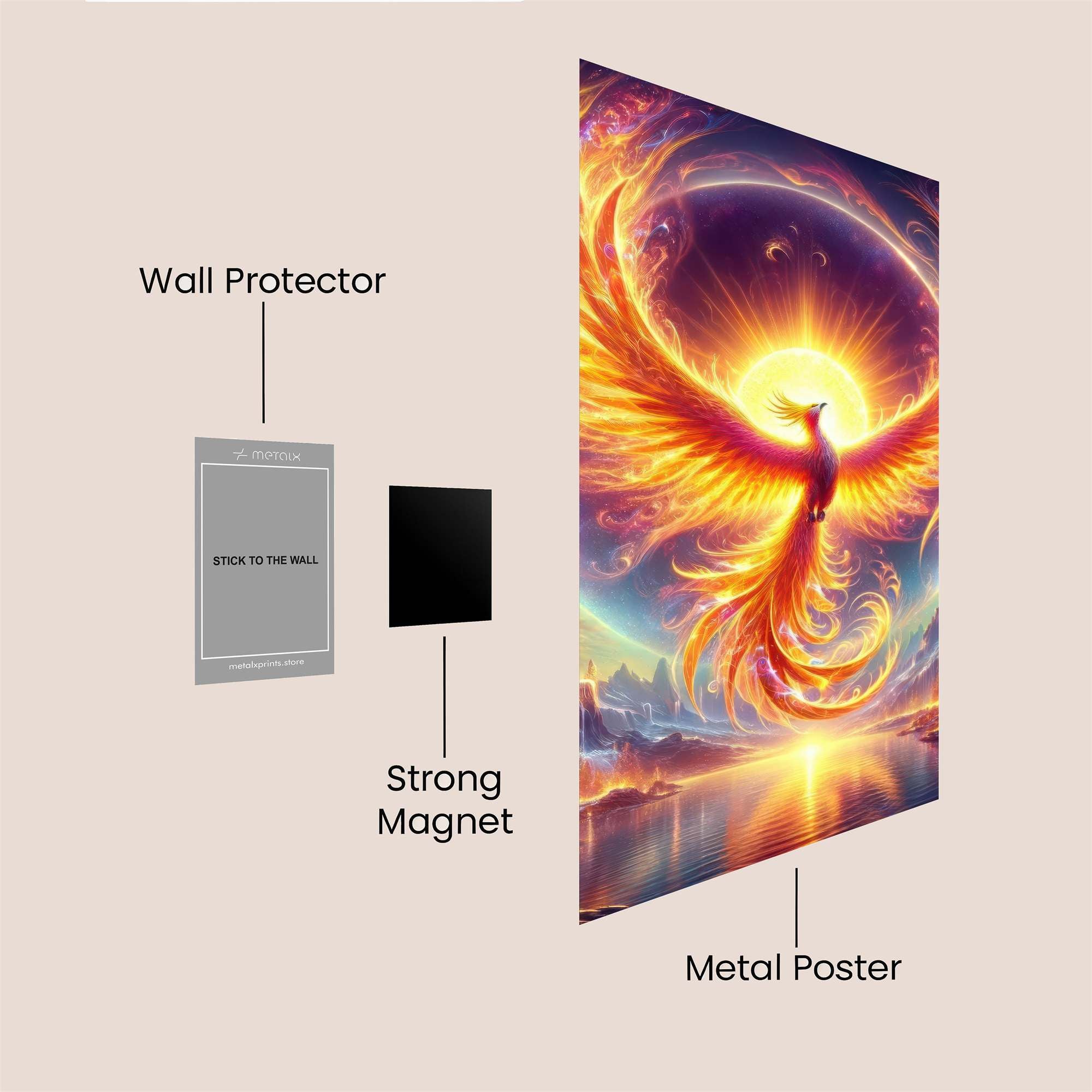 Phoenix Radiance Safe Wall Magnetic / M