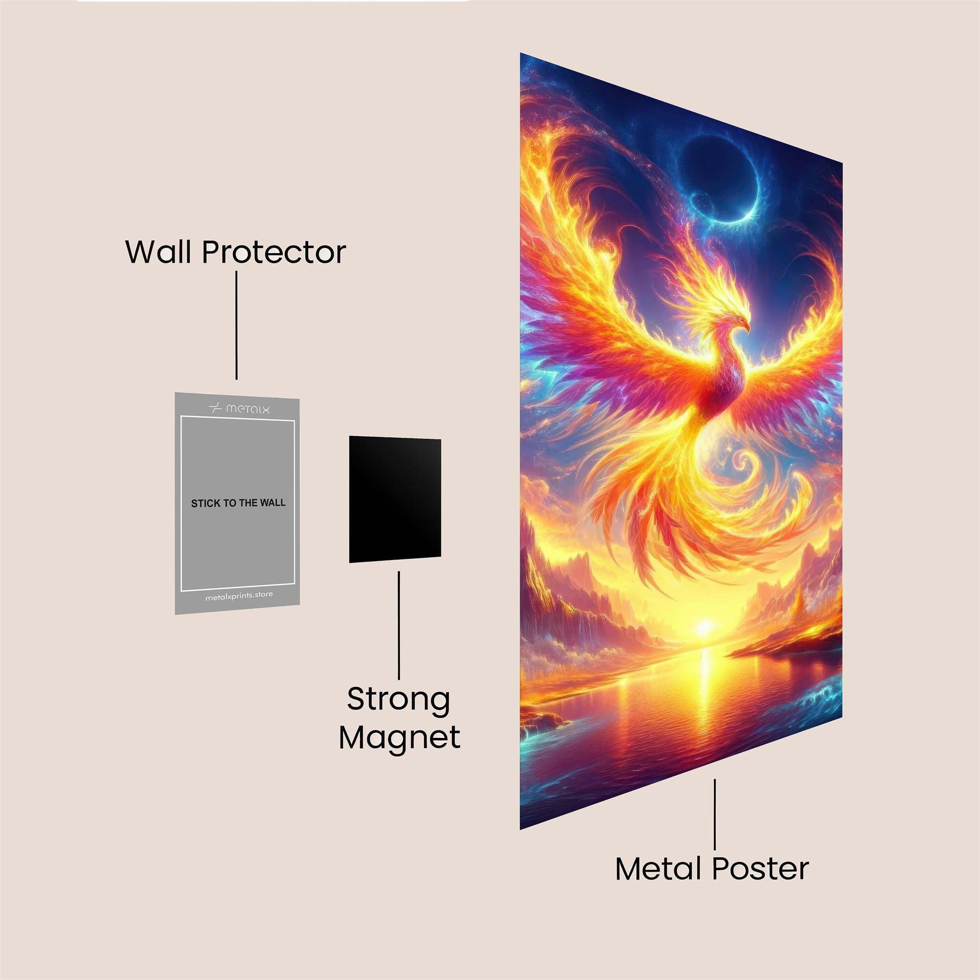 Phoenix Radiance Safe Wall Magnetic / M