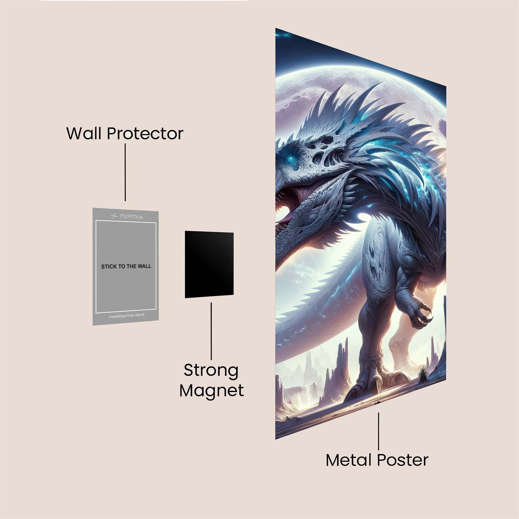 Moonlit Majesty Safe Wall Magnetic / M