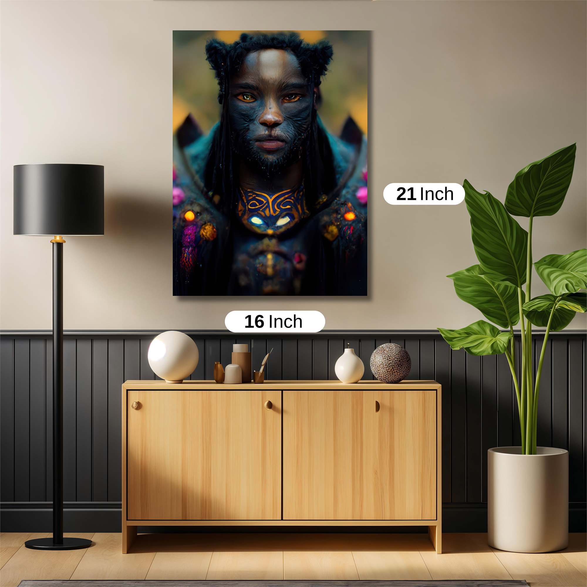 Mystic Warrior Safe Wall Magnetic / M