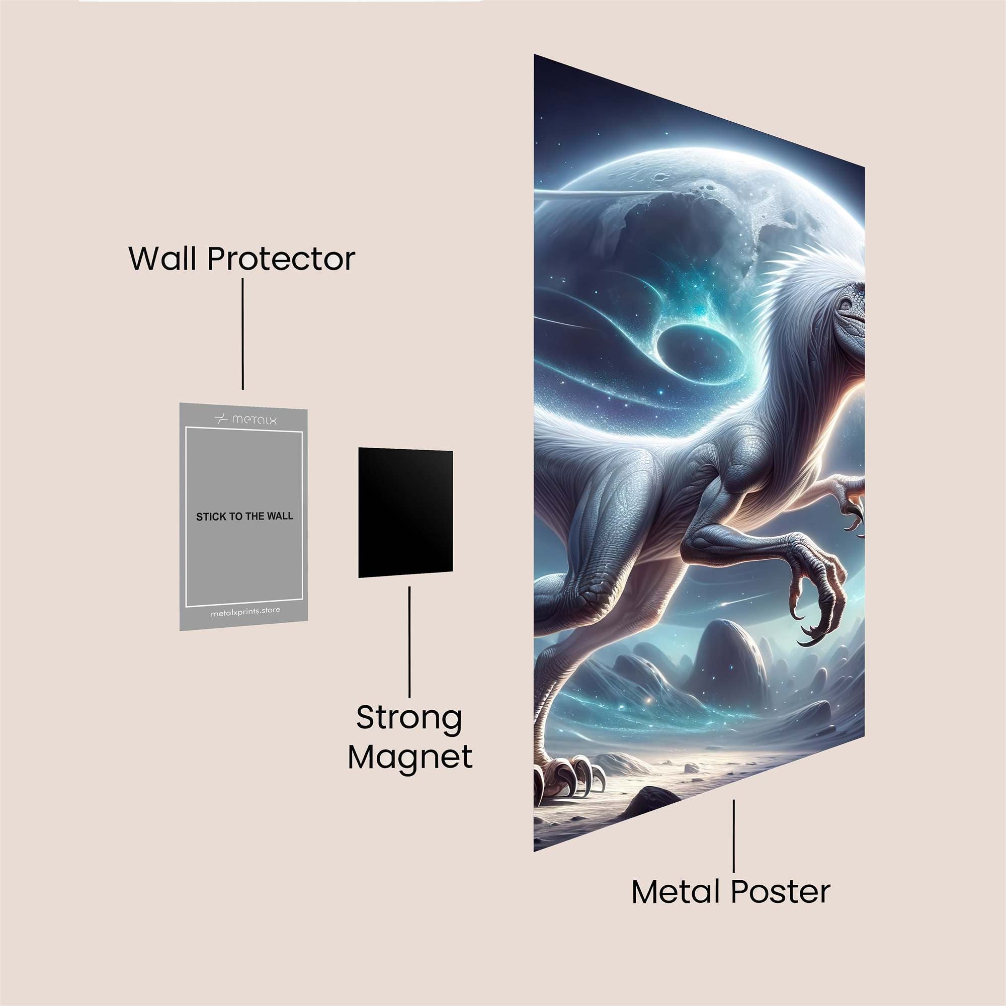 Velociraptor Radiant Safe Wall Magnetic / M