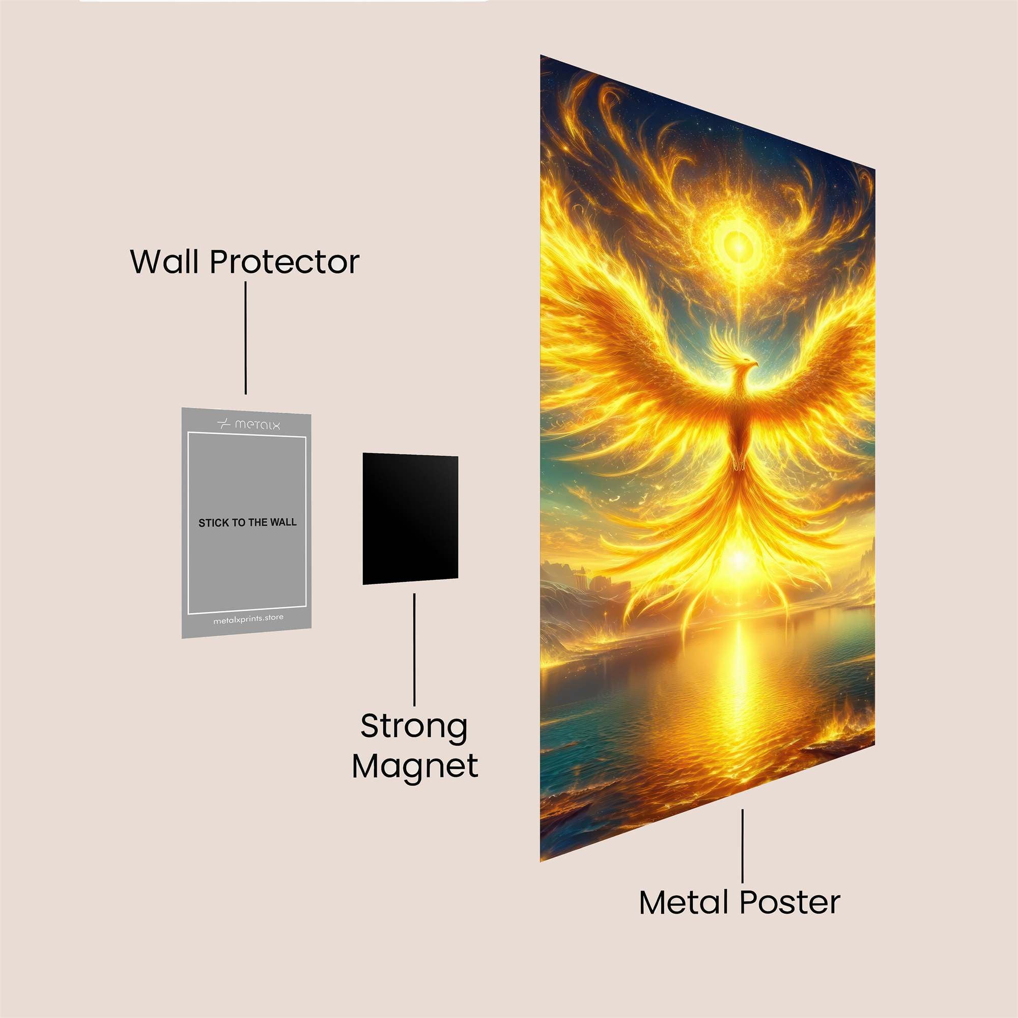 Phoenix Radiant Safe Wall Magnetic / M