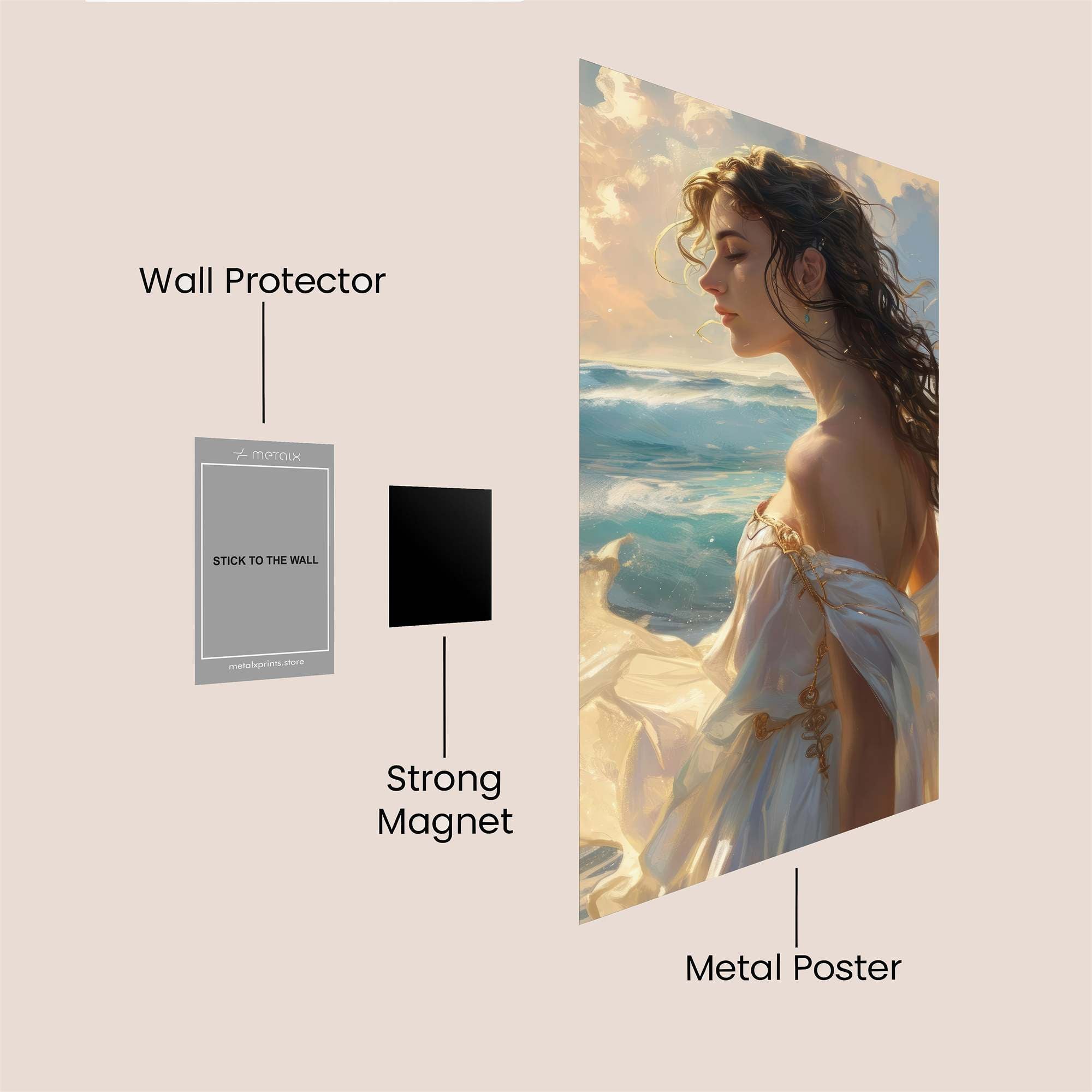 Aphrodite's Serenity Safe Wall Magnetic / M