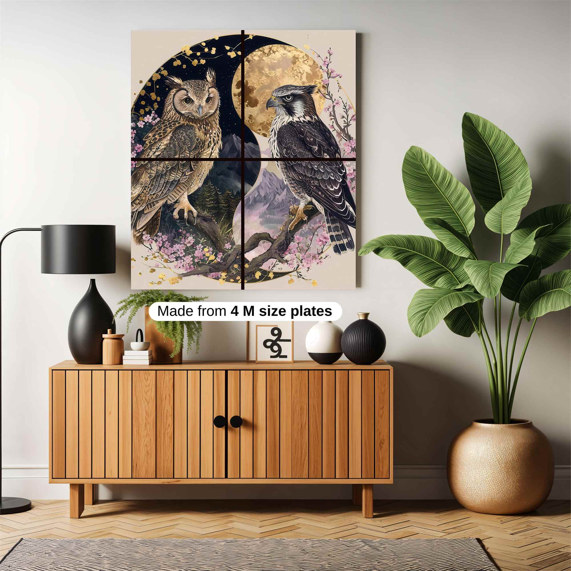 Owls Harmony Safe Wall Magnetic / M