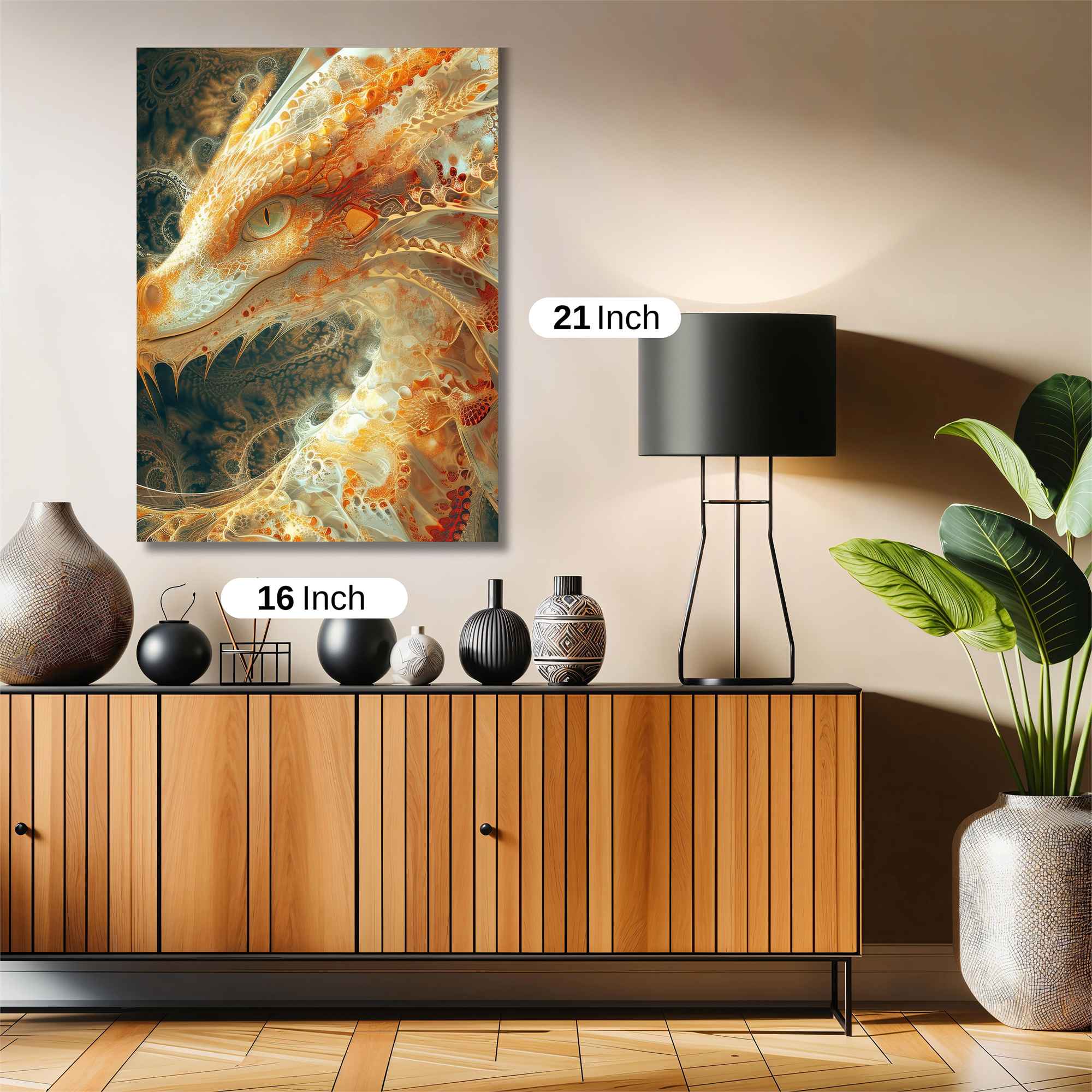 Ethereal Dragon Safe Wall Magnetic / M