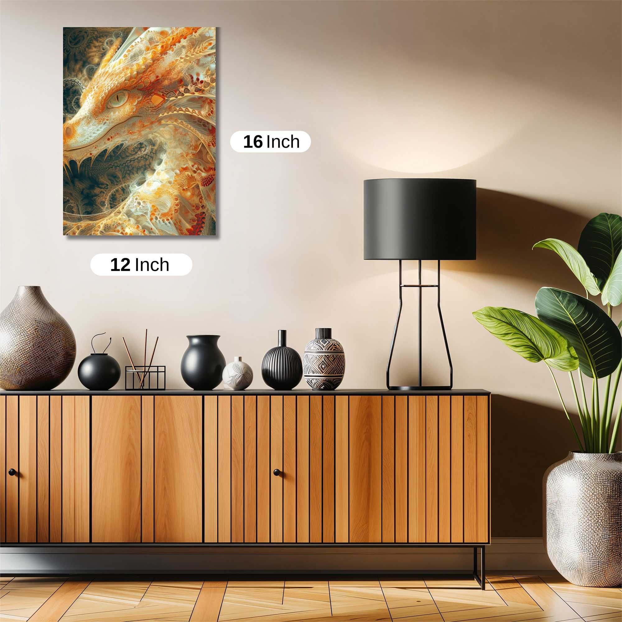 Ethereal Dragon Safe Wall Magnetic / M