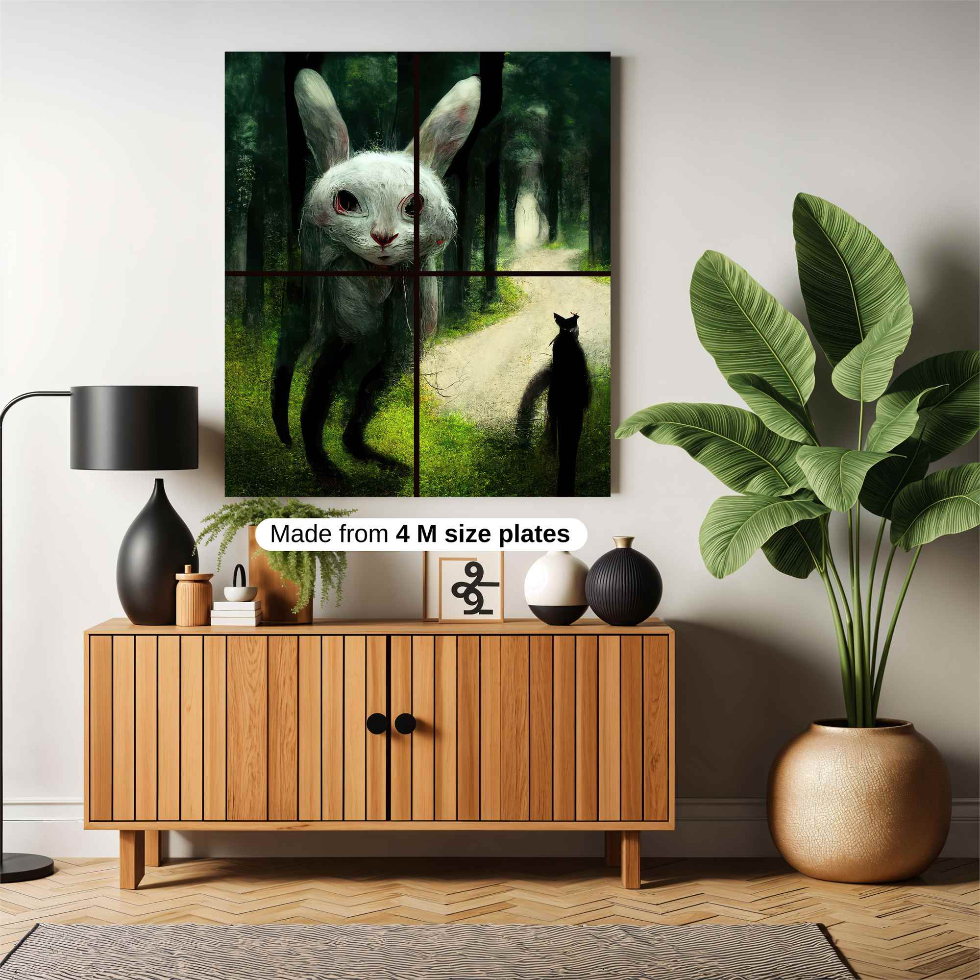 Rabbit Nightmare Safe Wall Magnetic / M