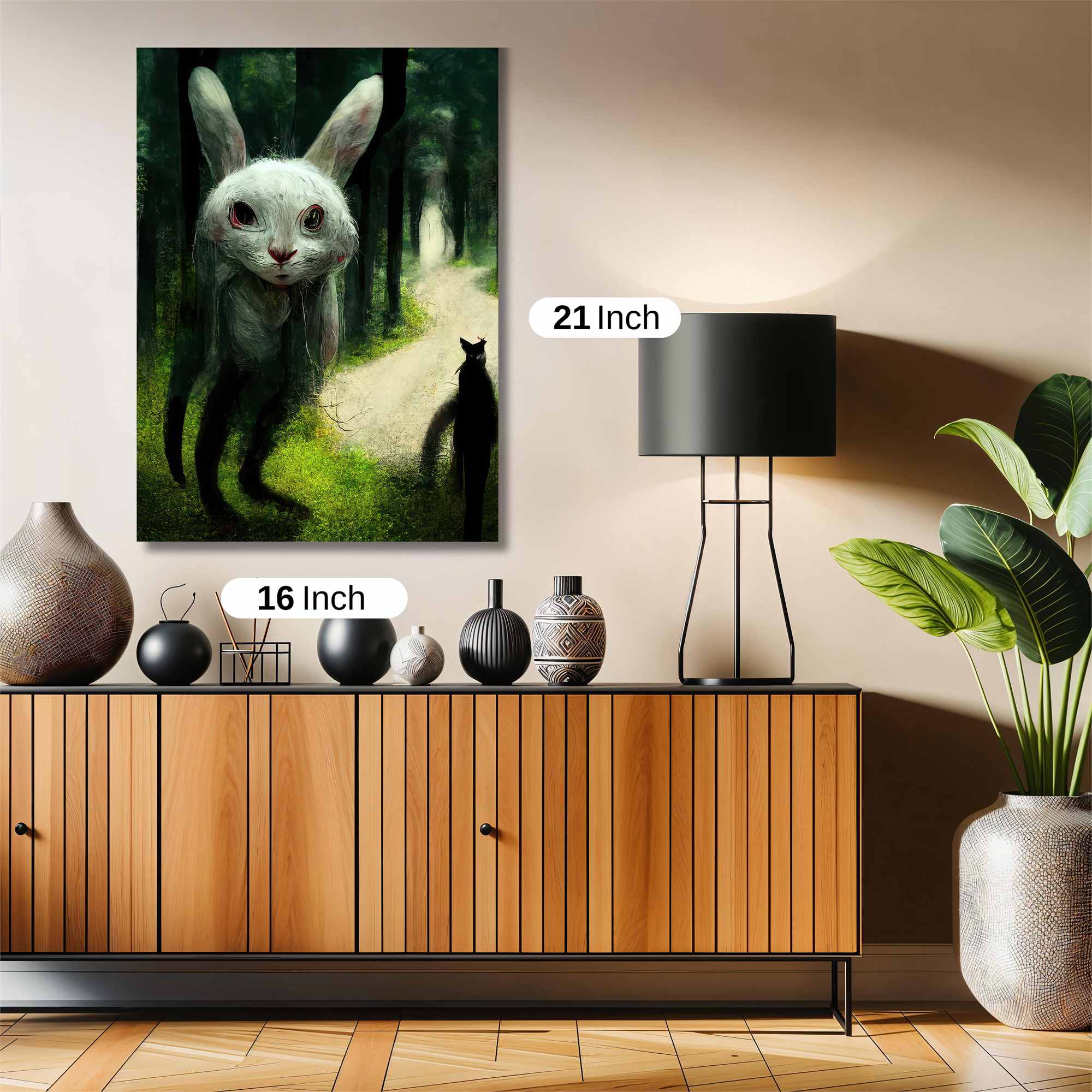 Rabbit Nightmare Safe Wall Magnetic / M