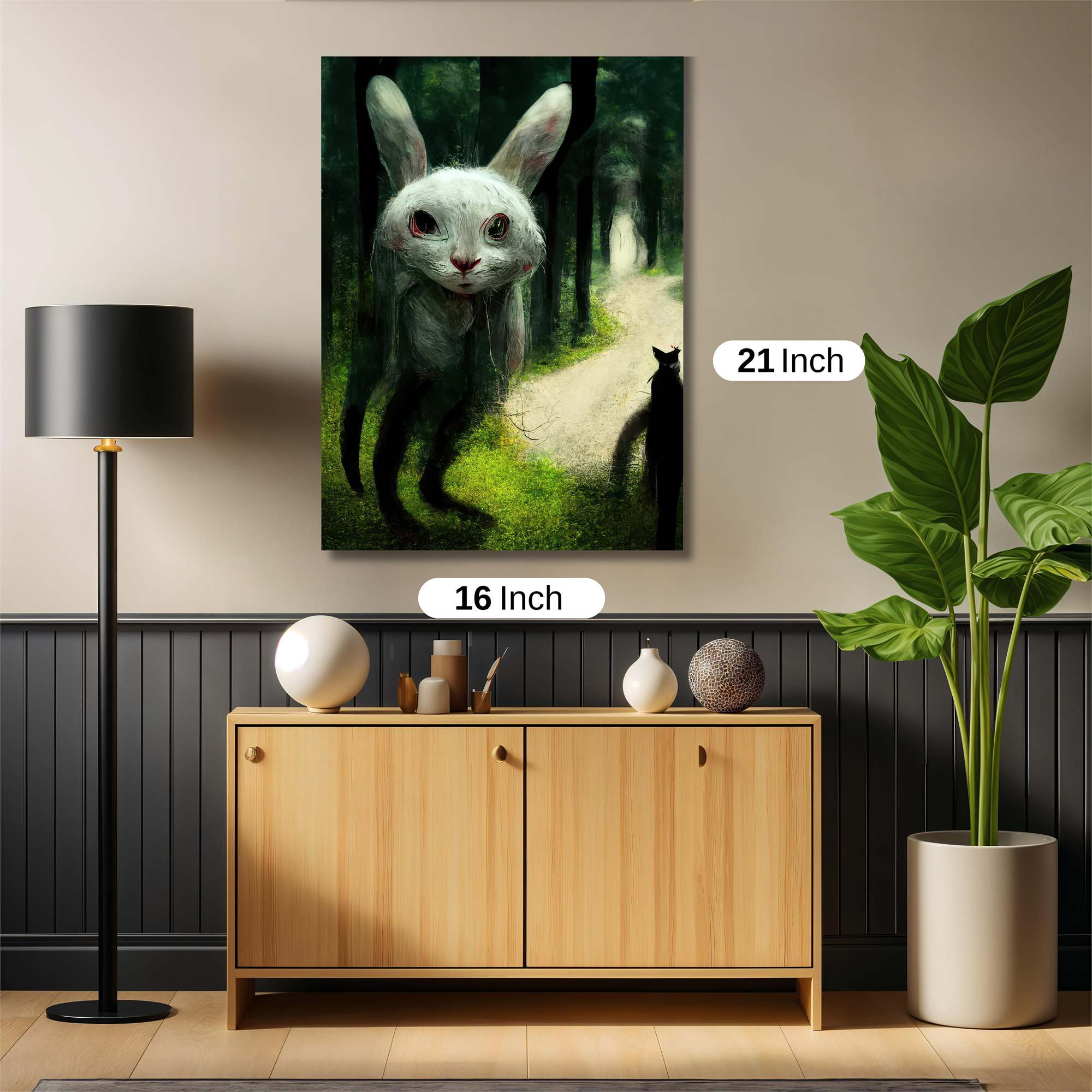 Rabbit Nightmare Safe Wall Magnetic / M