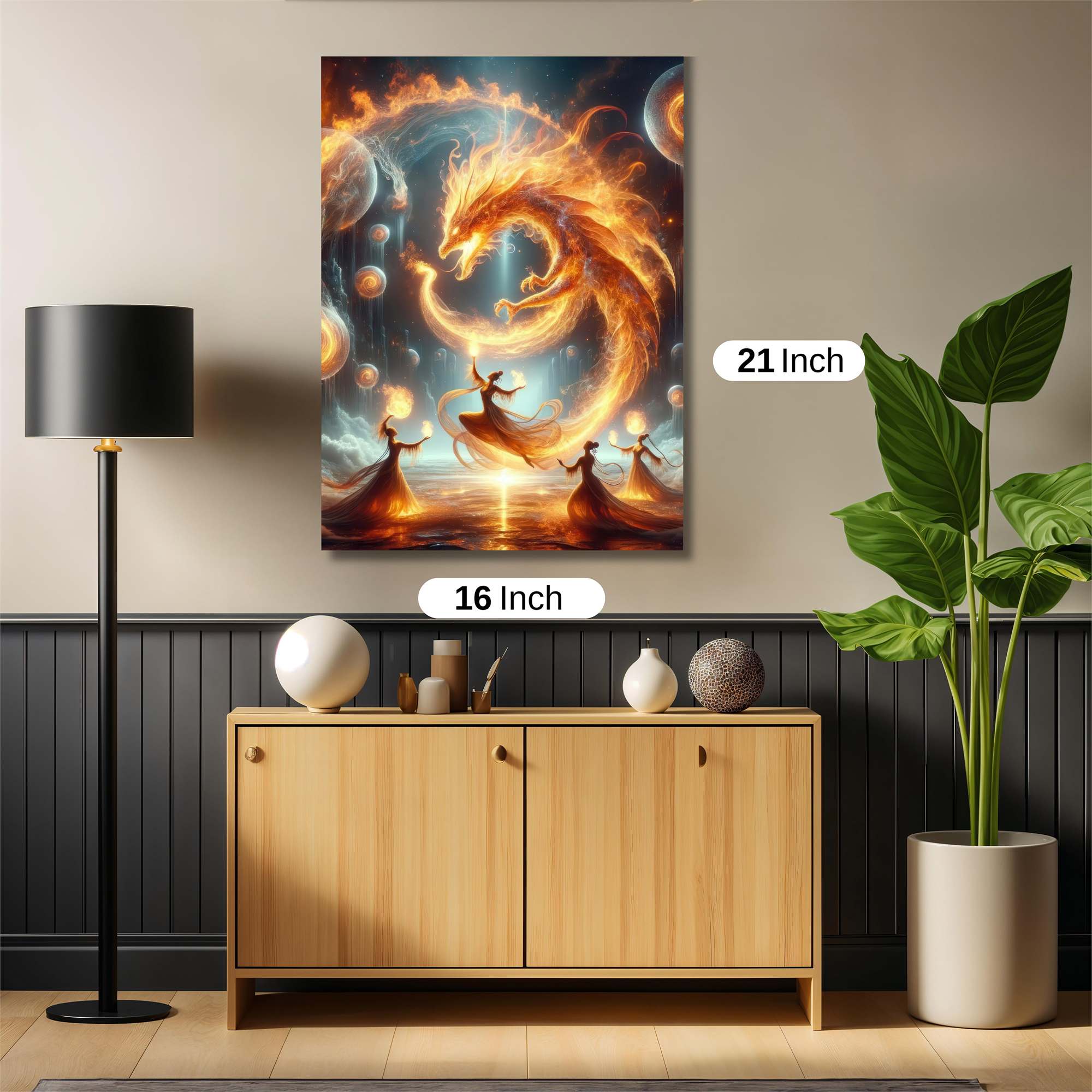 Dragon Enchantment Safe Wall Magnetic / M