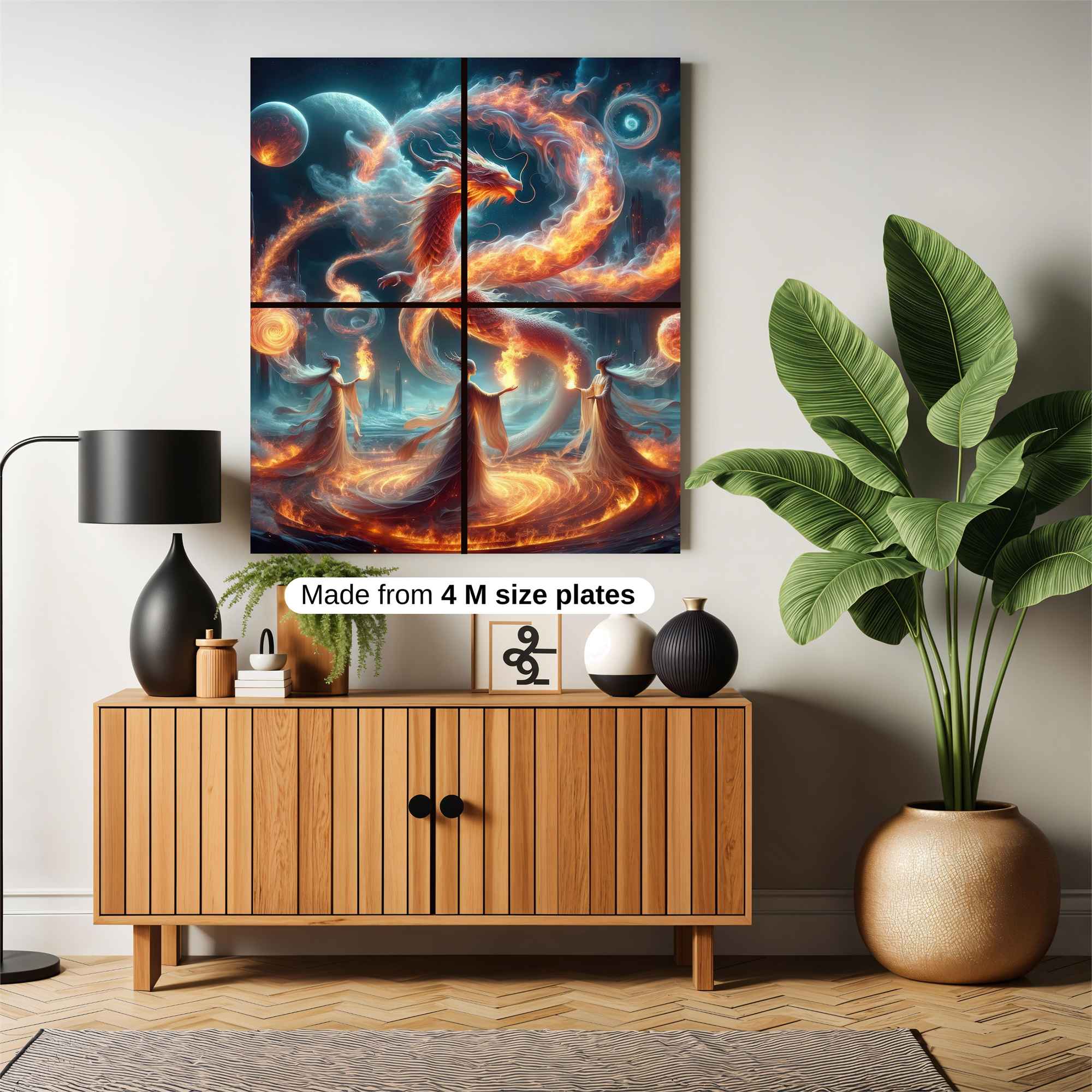 Dragon Enchantment Safe Wall Magnetic / M