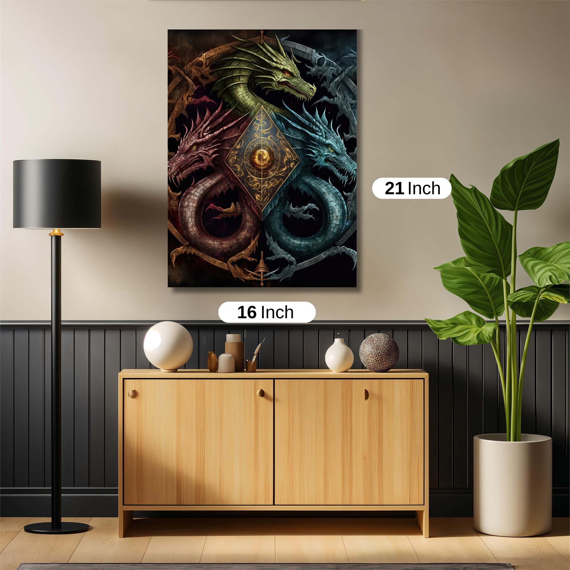 Dragon Trinity Safe Wall Magnetic / M