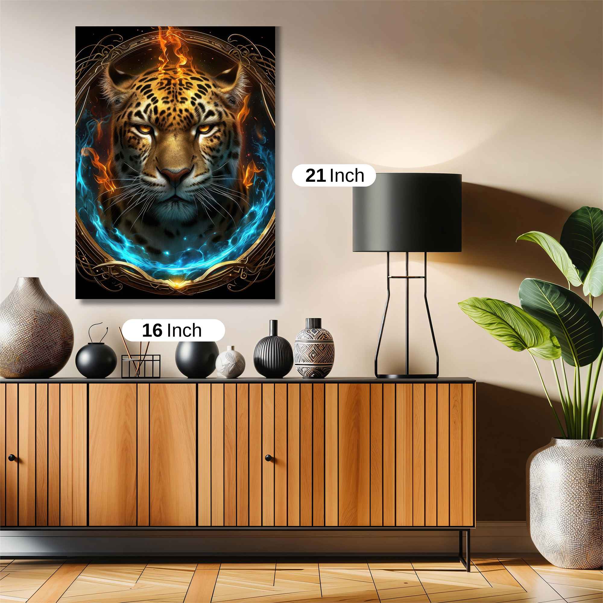 Leopard Blaze Safe Wall Magnetic / M