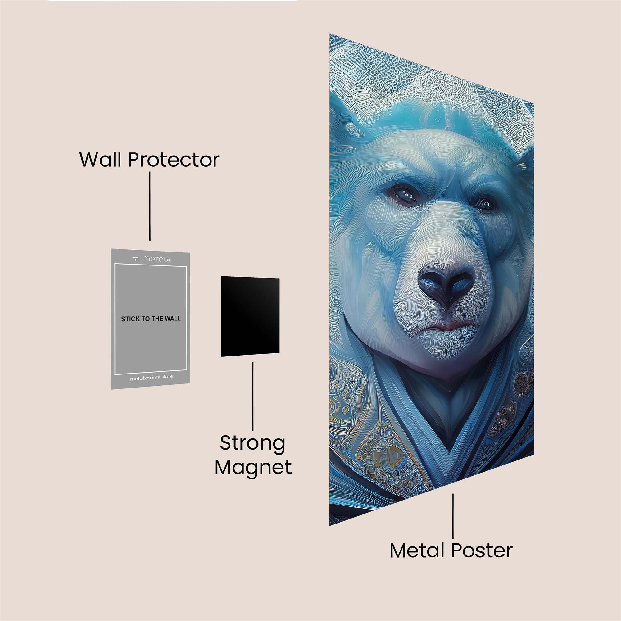 Polar Sage Safe Wall Magnetic / M