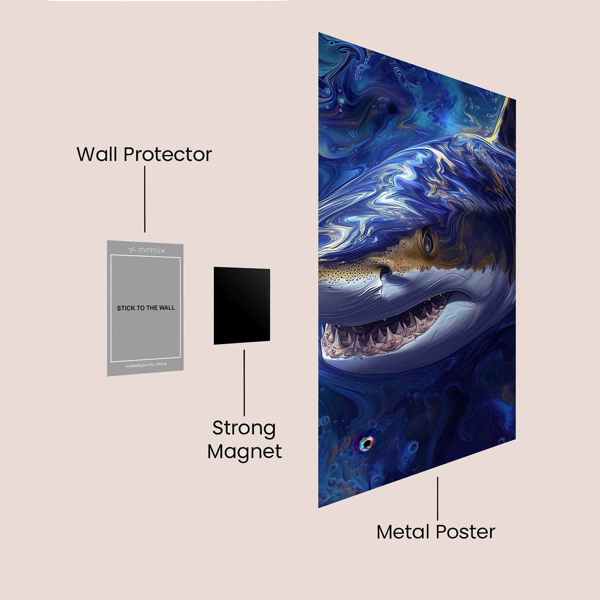 Shark Enigma Safe Wall Magnetic / M