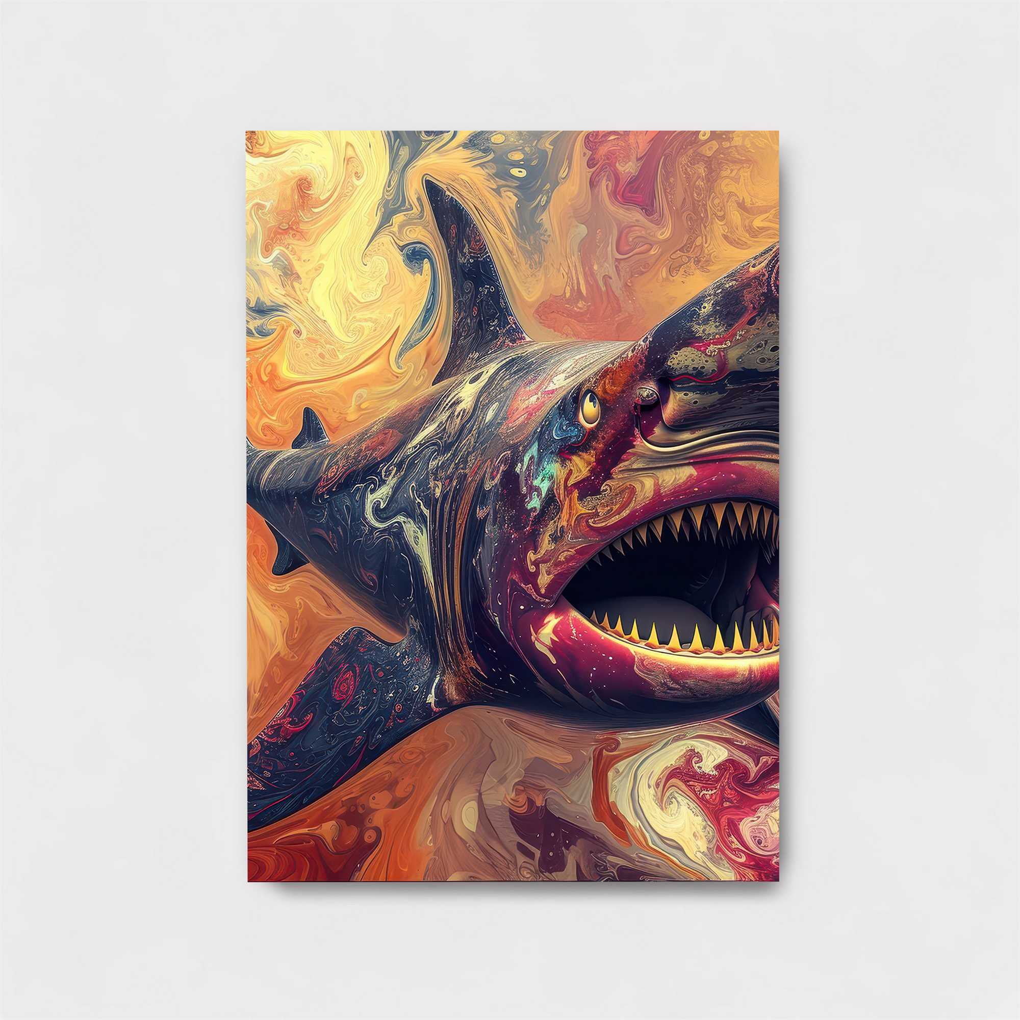Shark Psychedelic Safe Wall Magnetic / M