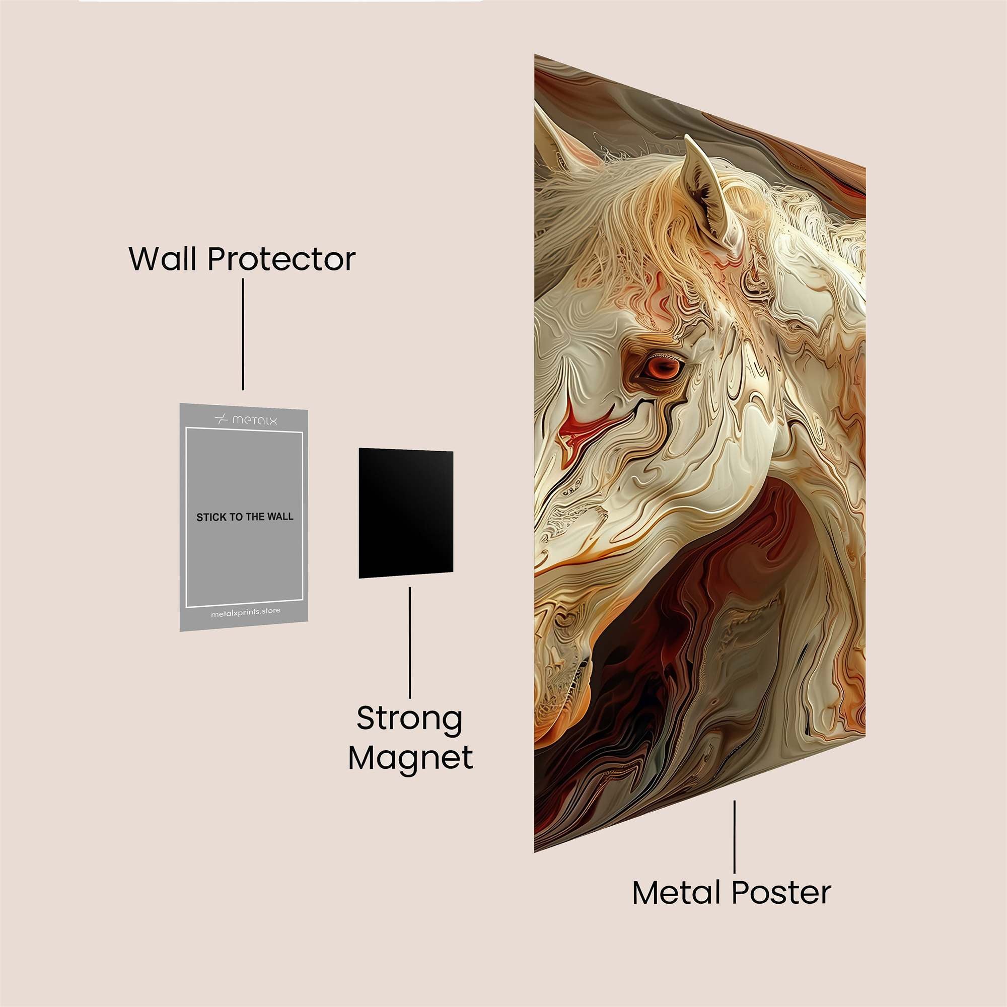 Mystic Blaze Safe Wall Magnetic / M