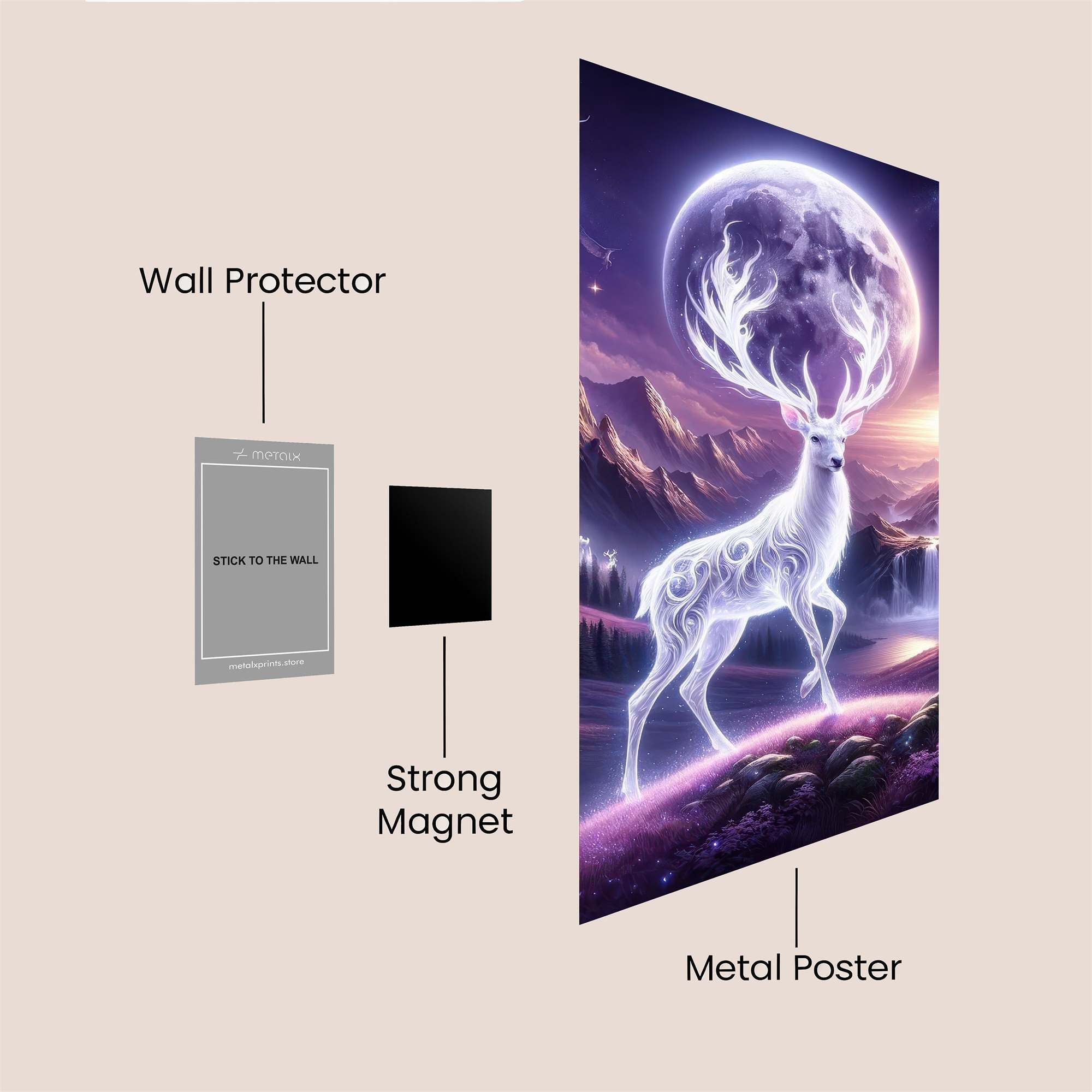 Moonlit Majesty Safe Wall Magnetic / M