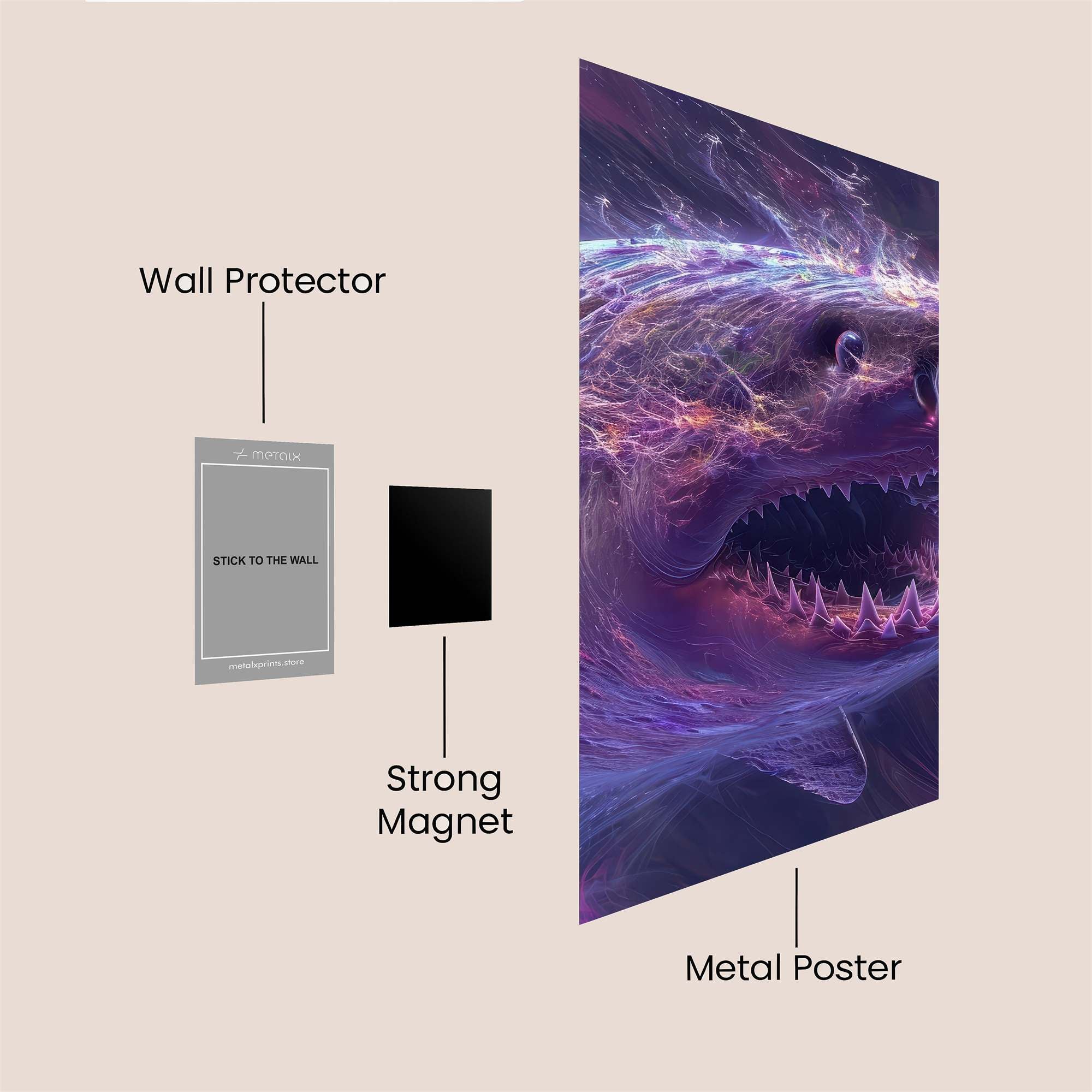 Shark Electric Safe Wall Magnetic / M
