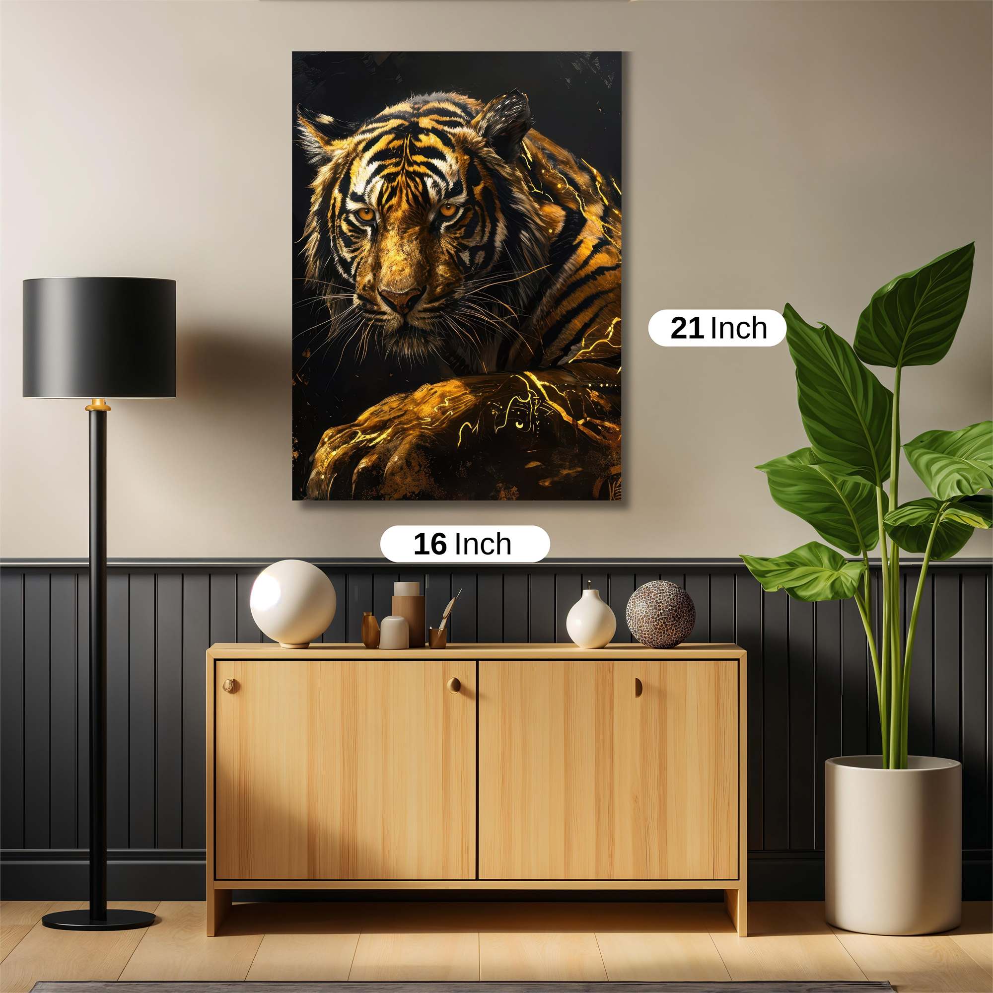 Tiger Majesty Safe Wall Magnetic / M