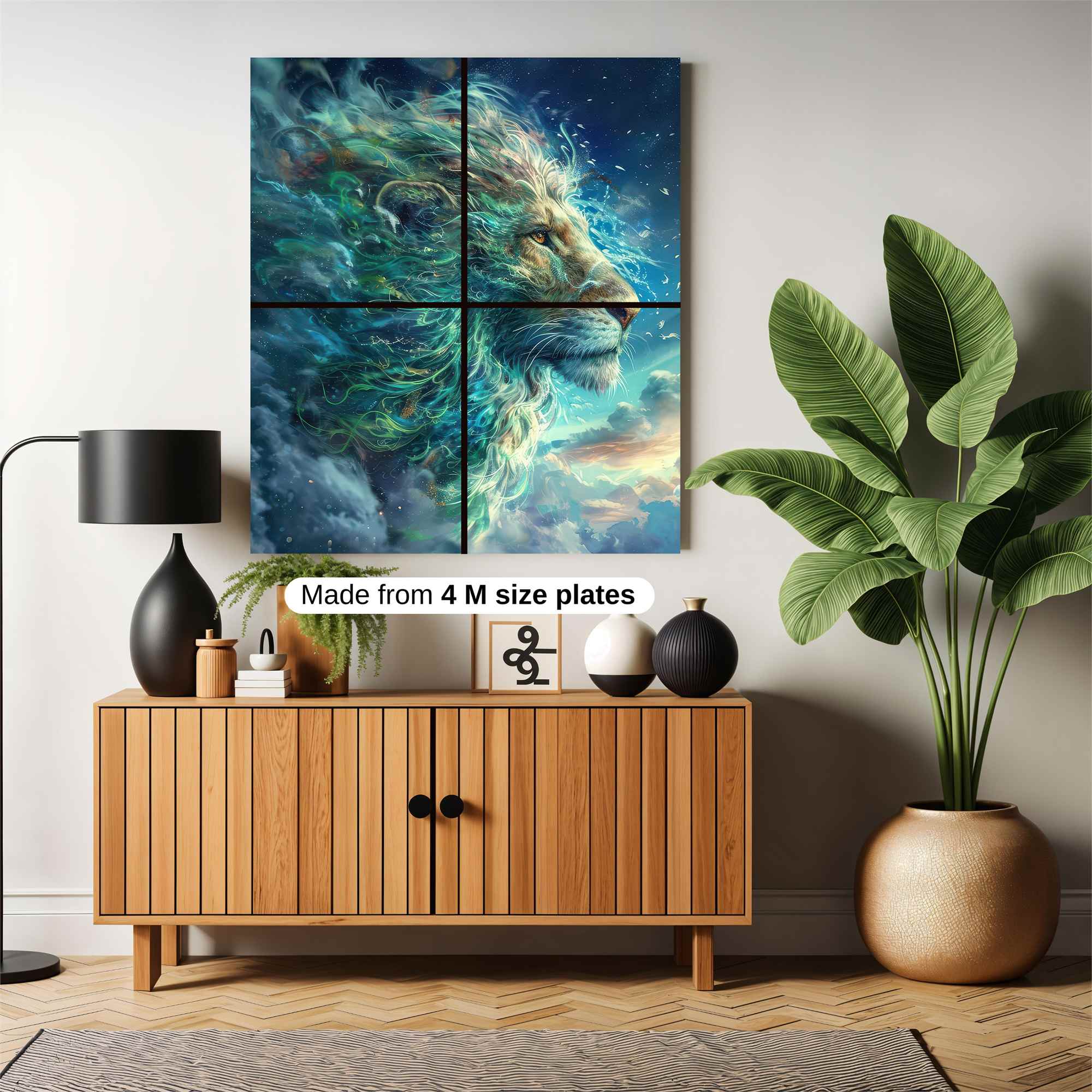 Lion Dreamscape Safe Wall Magnetic / M