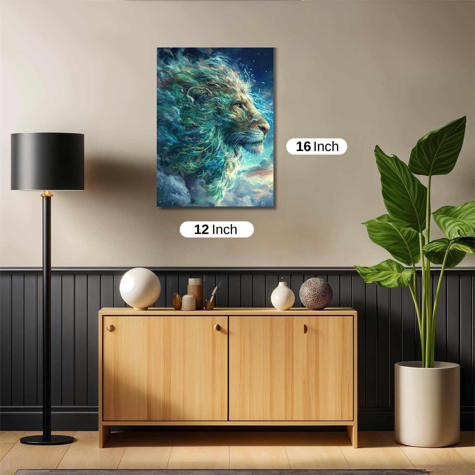 Lion Dreamscape Safe Wall Magnetic / M