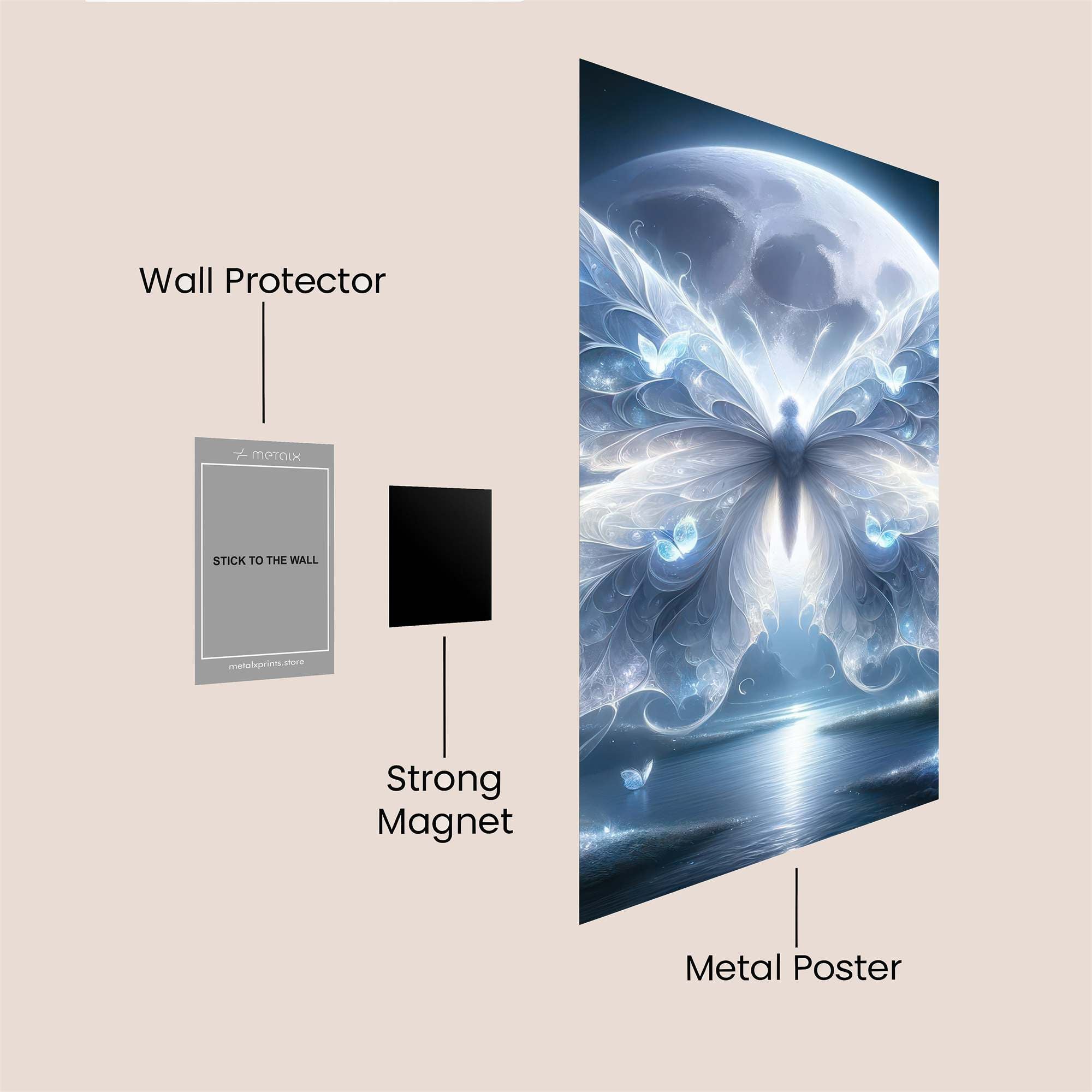 Luna Enchanting Safe Wall Magnetic / M