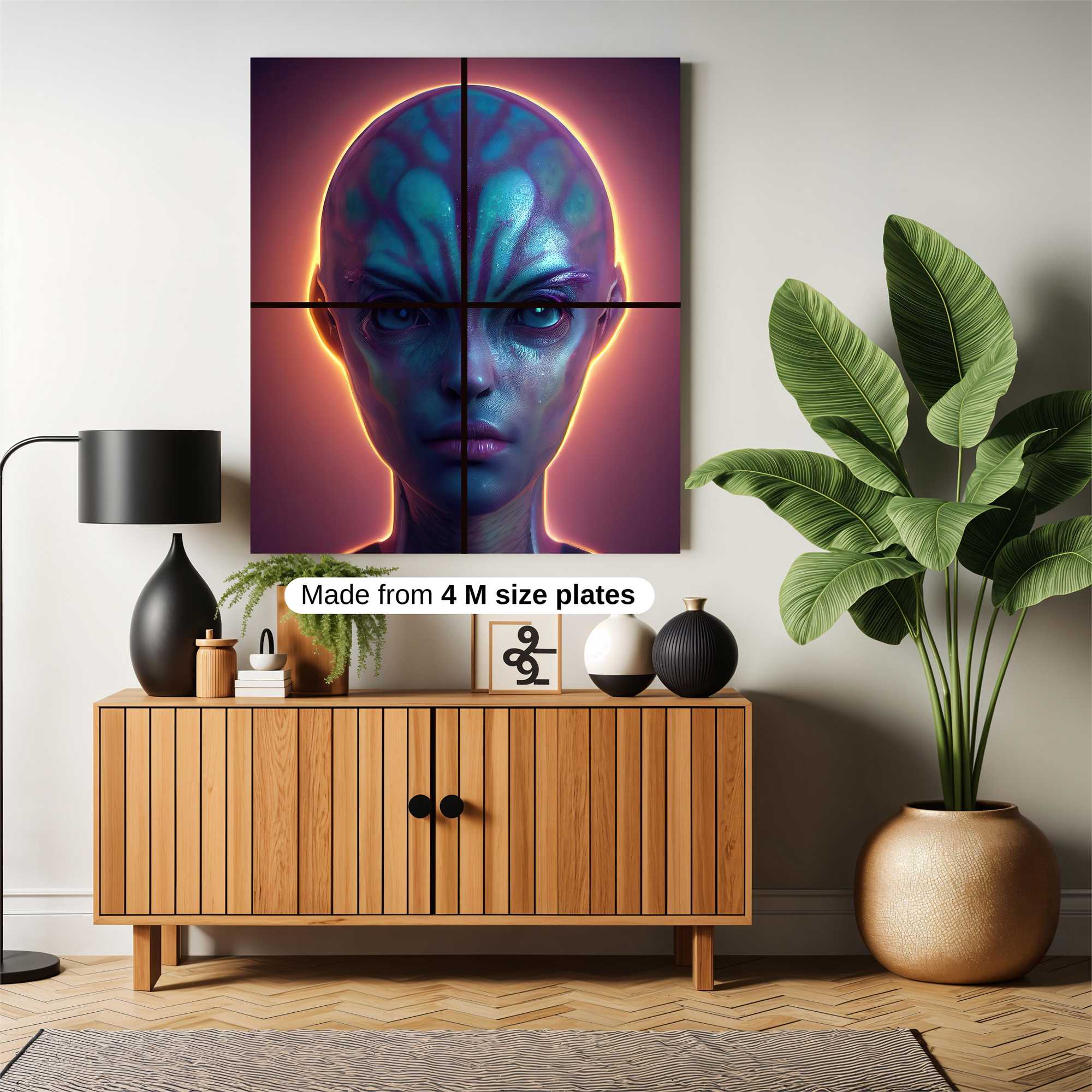 Alien Enigma Safe Wall Magnetic / M