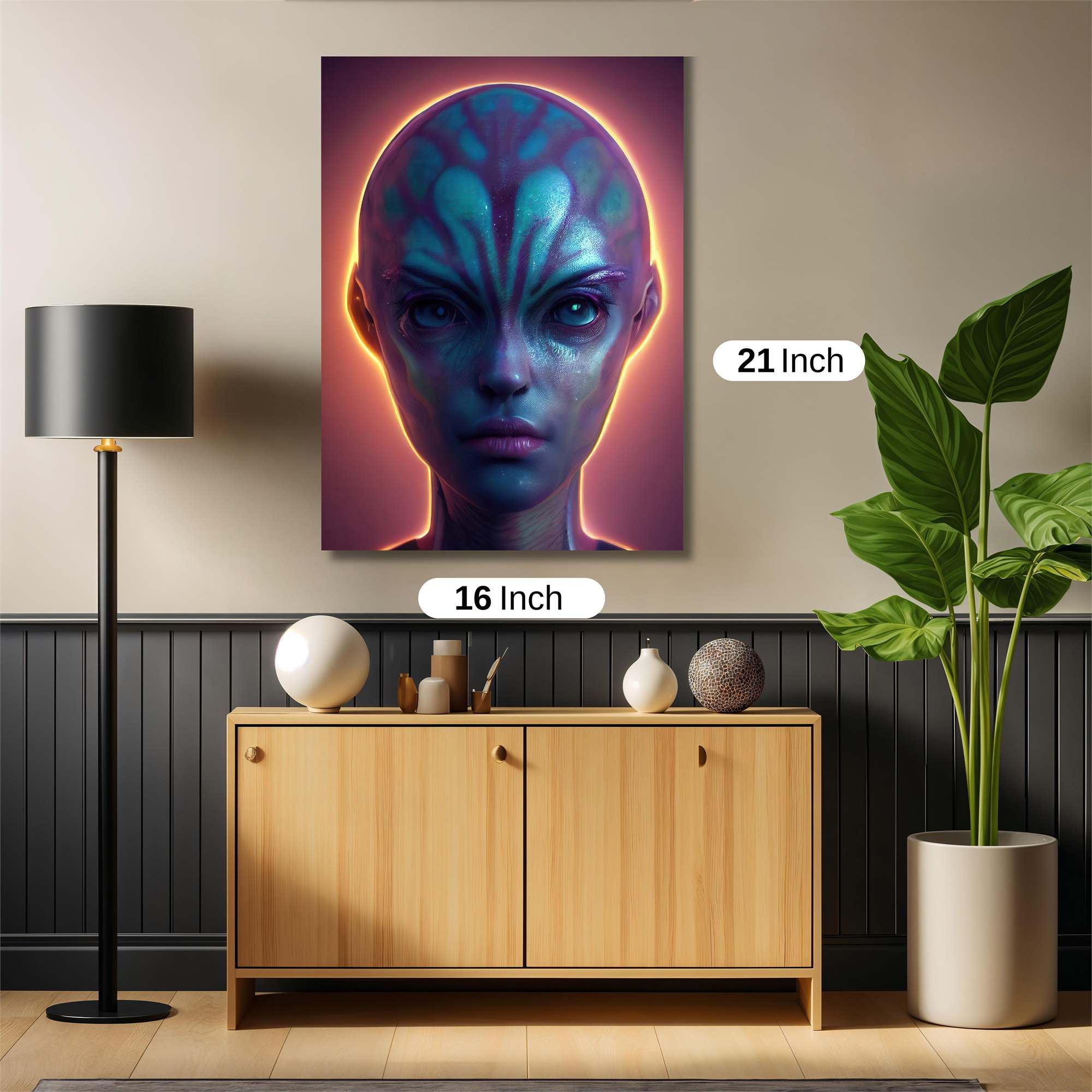 Alien Enigma Safe Wall Magnetic / M