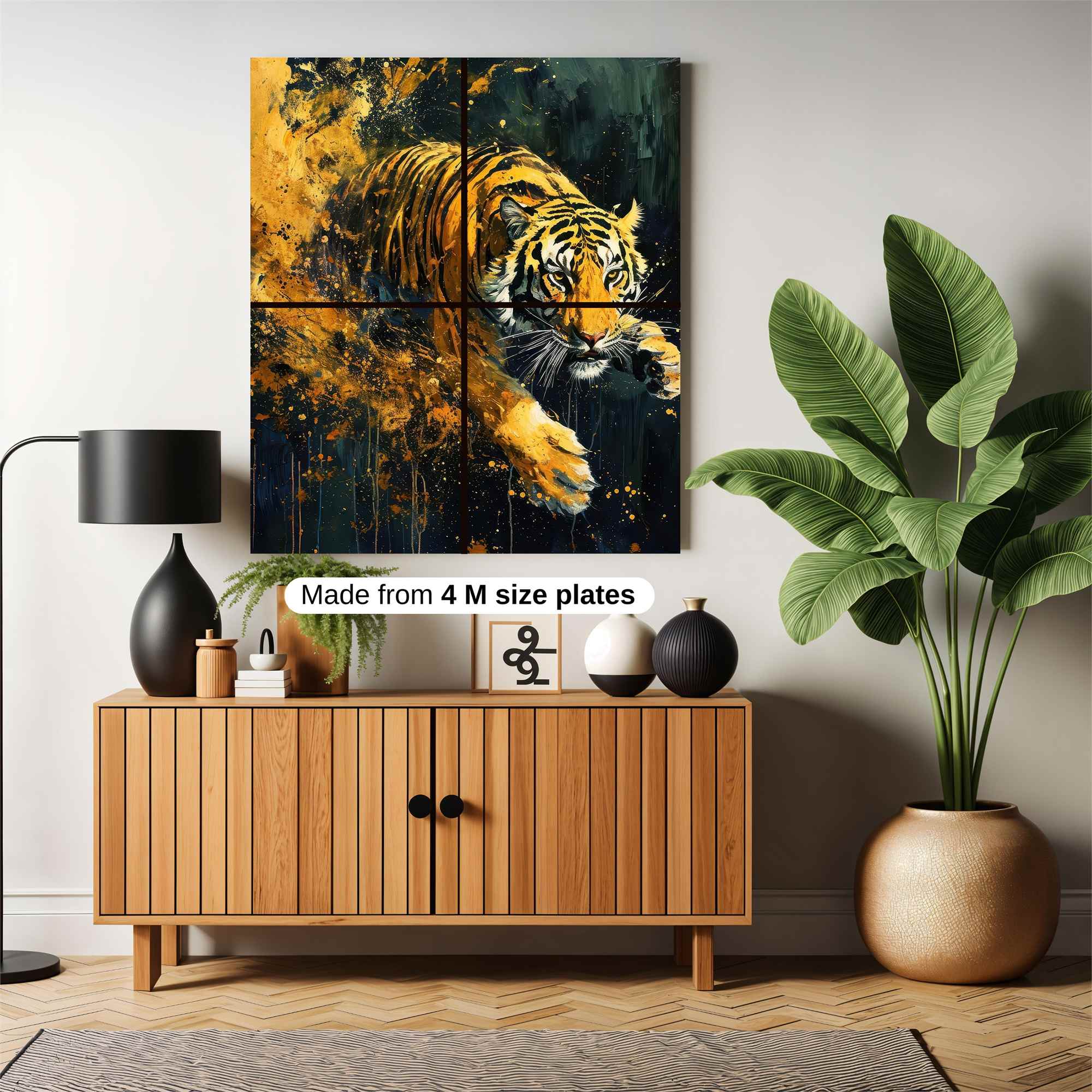 Tiger Blaze Safe Wall Magnetic / M