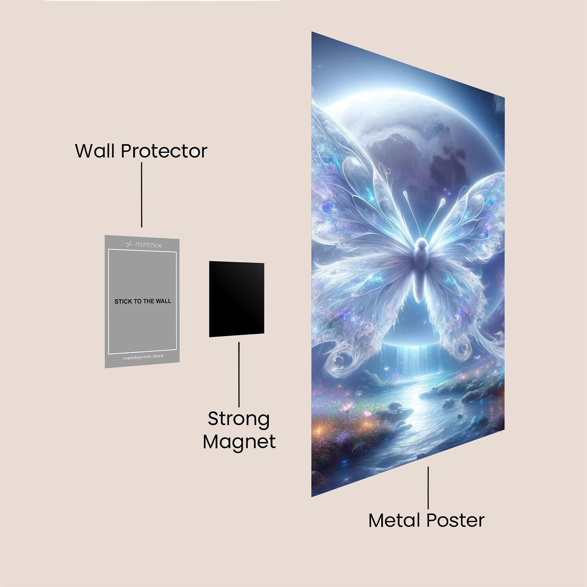 Lunar Enchantment Safe Wall Magnetic / M