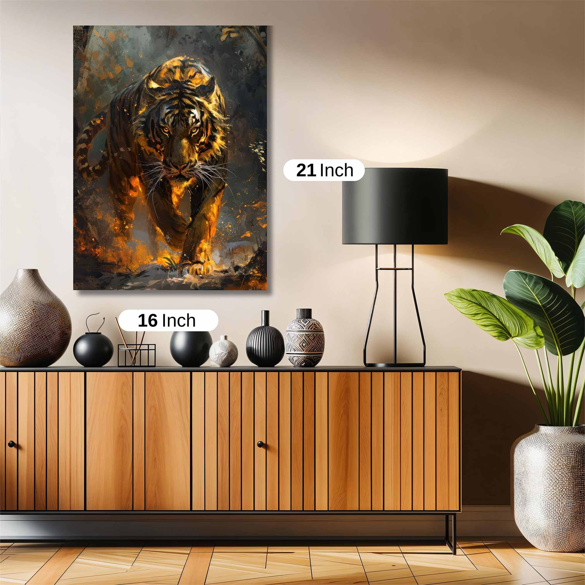 Tiger Blaze Safe Wall Magnetic / M
