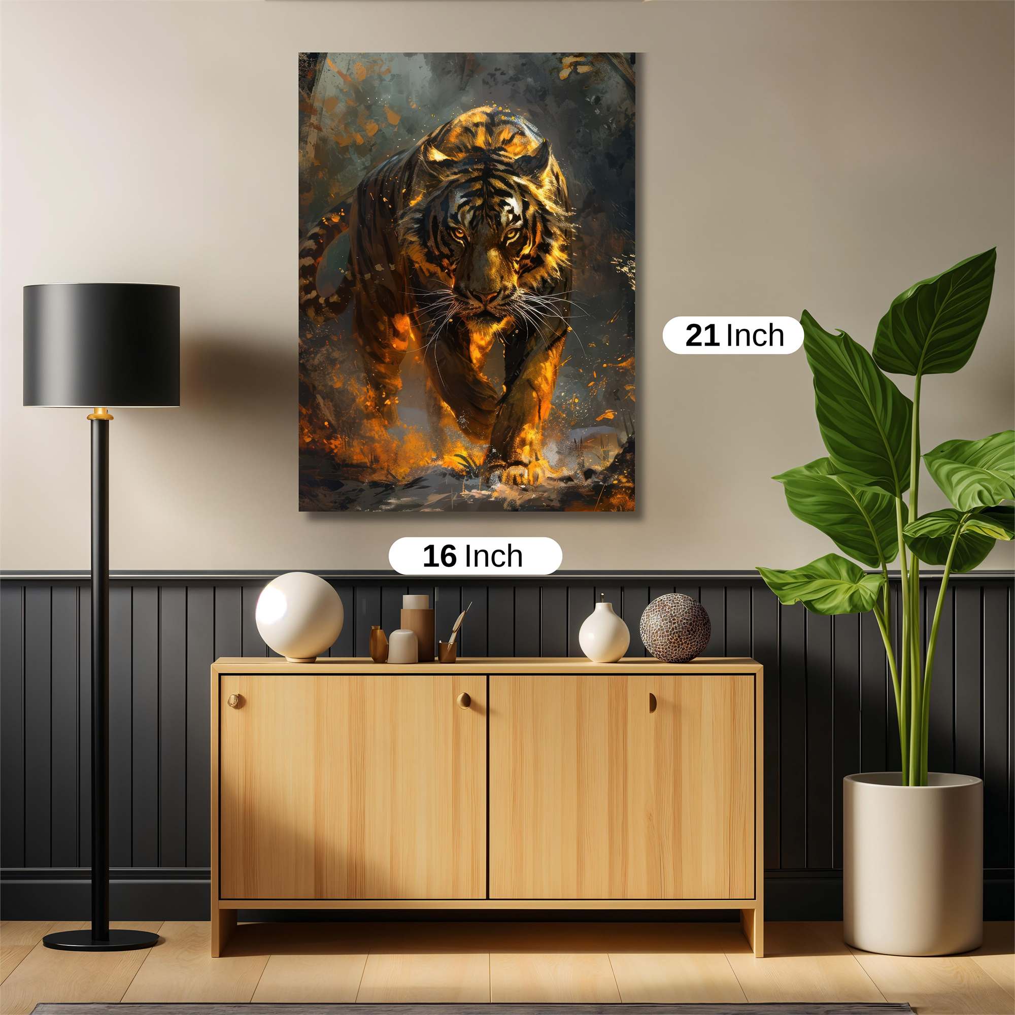 Tiger Blaze Safe Wall Magnetic / M