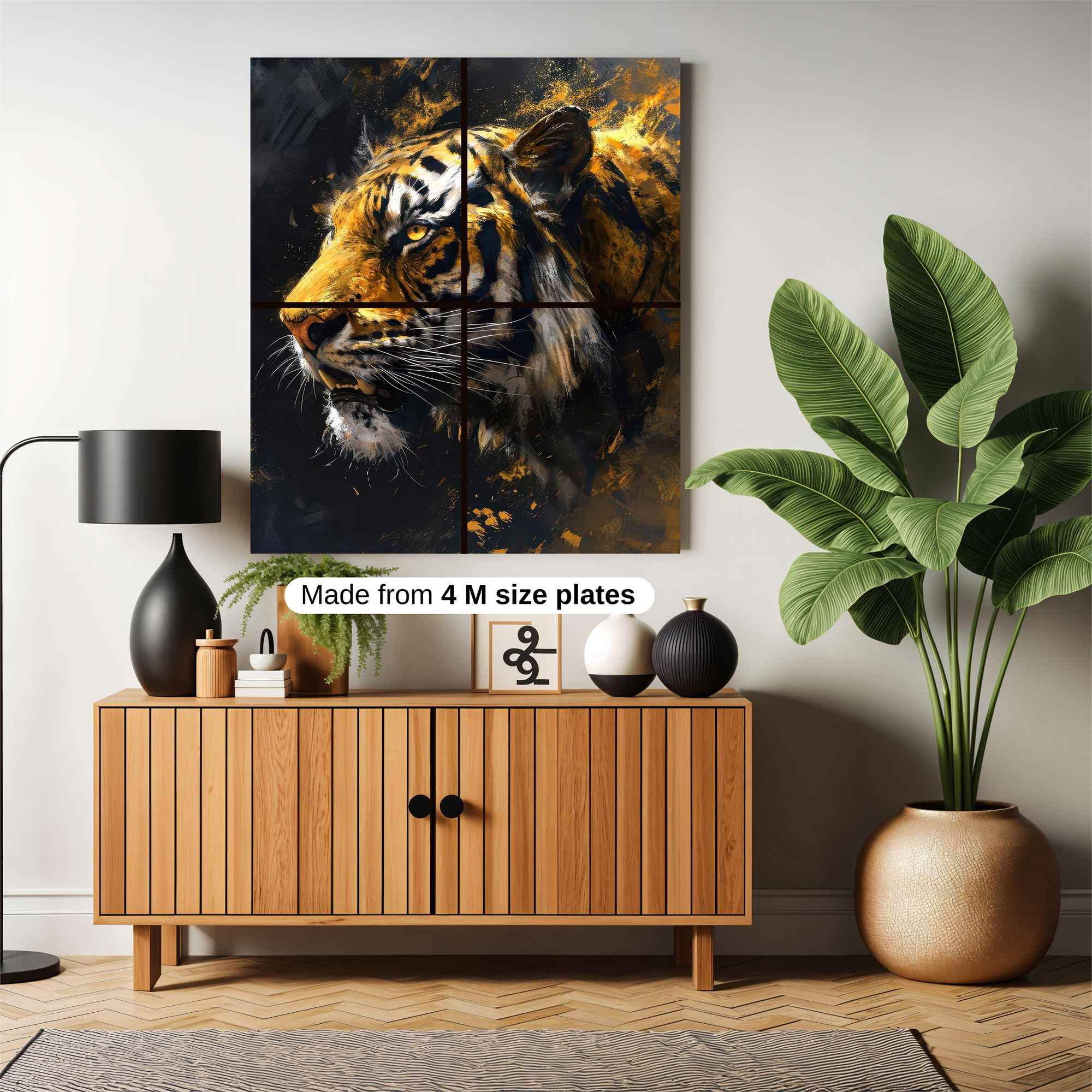 Tiger Blaze Safe Wall Magnetic / M