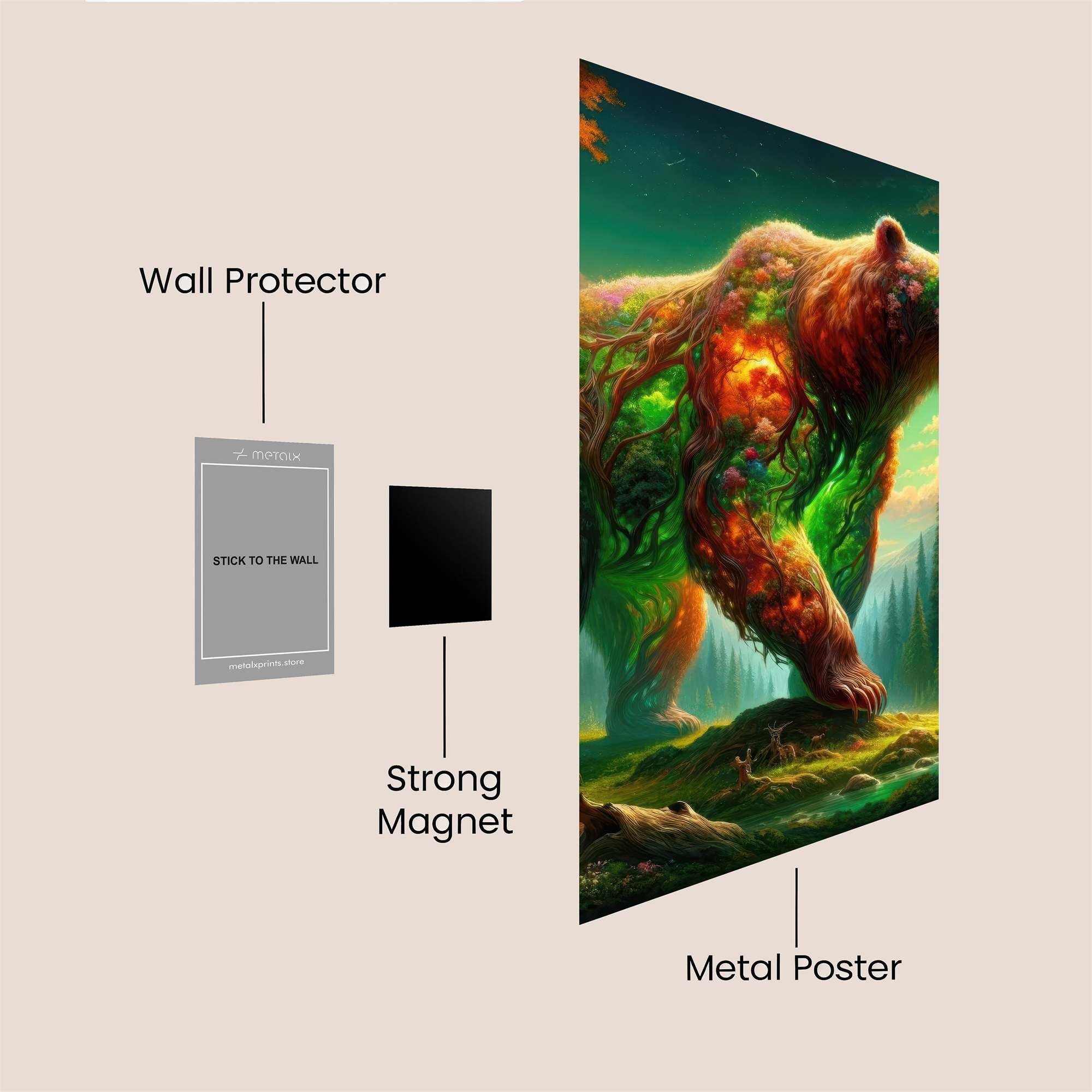 Nature's Guardian Safe Wall Magnetic / M