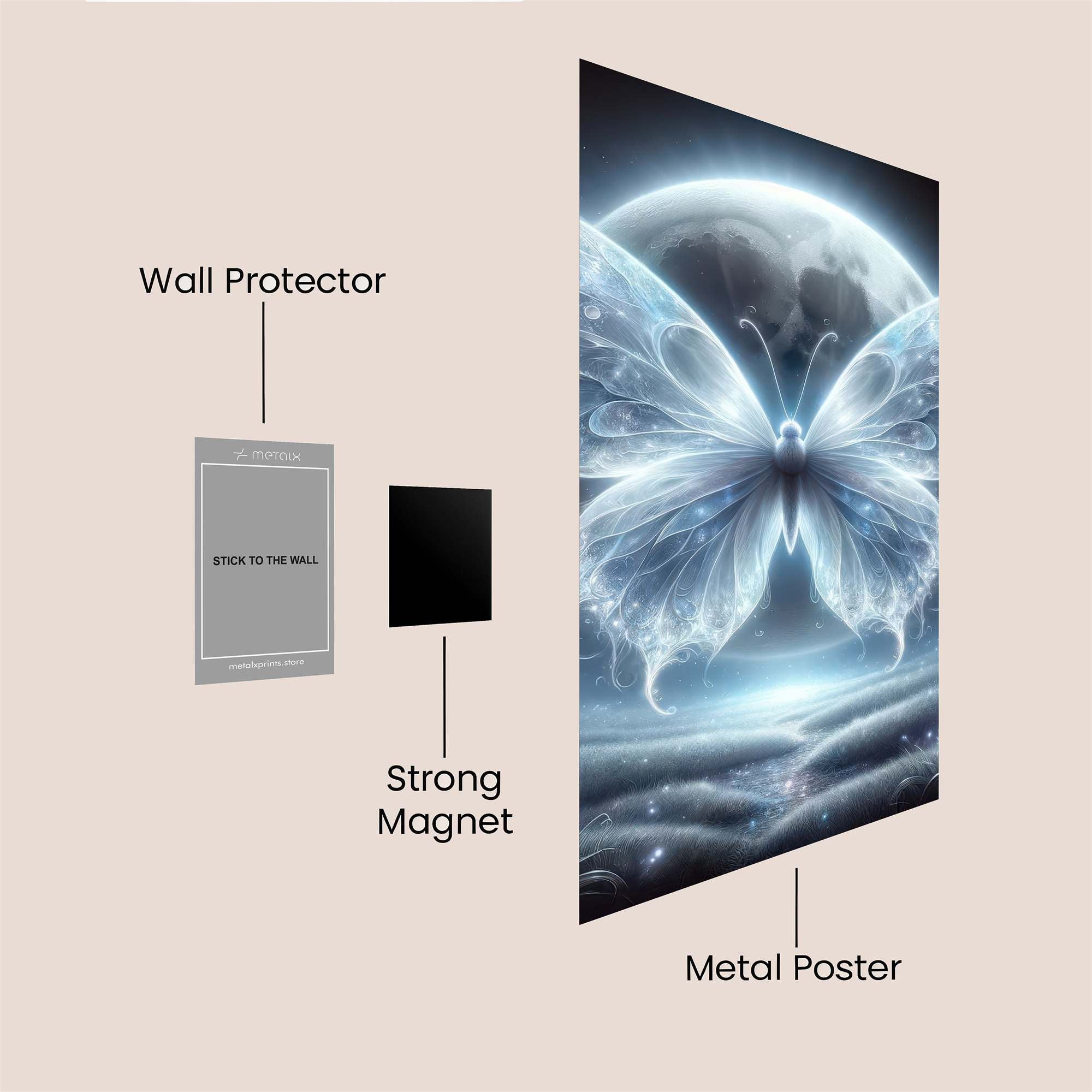 Lunar Serenity Safe Wall Magnetic / M