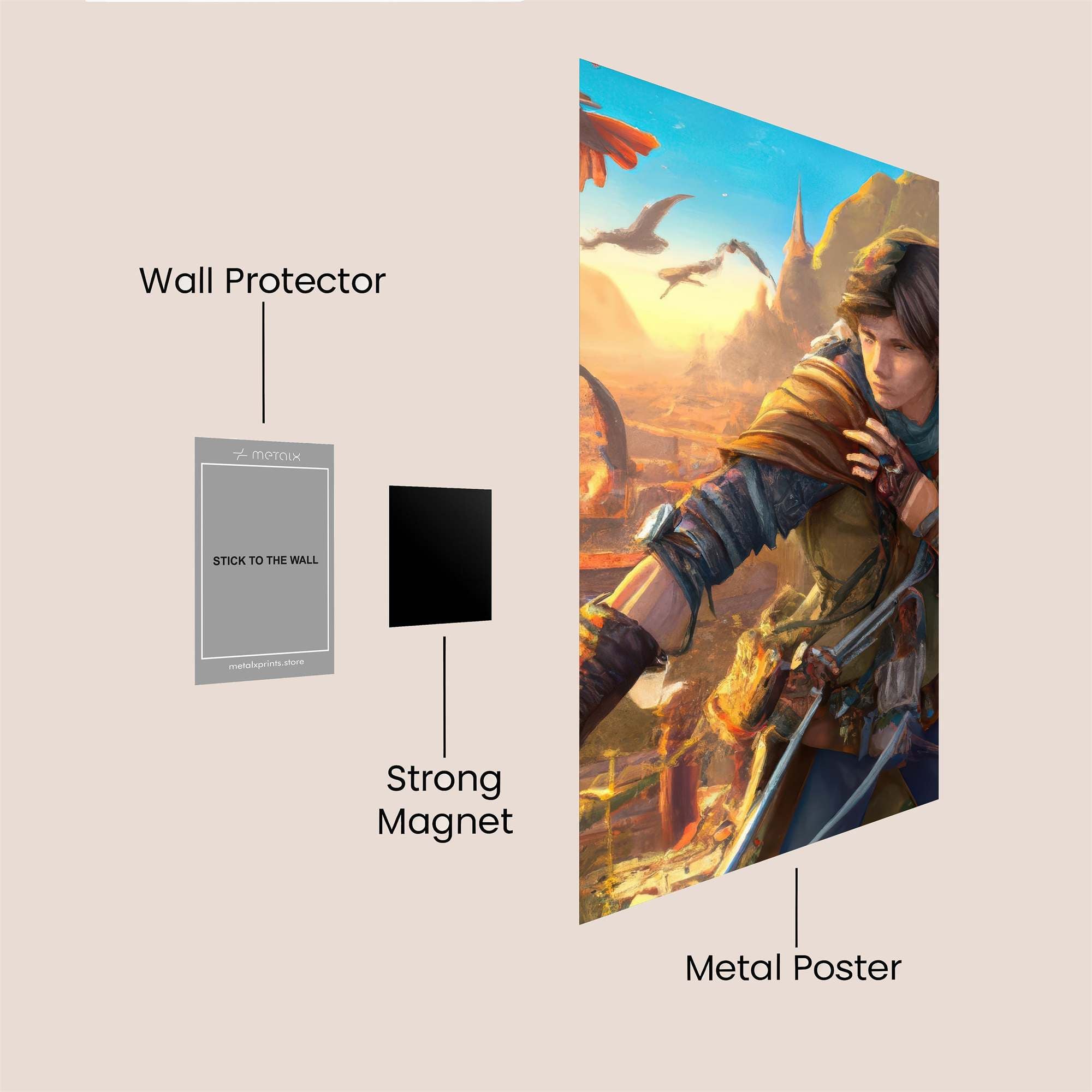 Skyward Adventure Safe Wall Magnetic / M