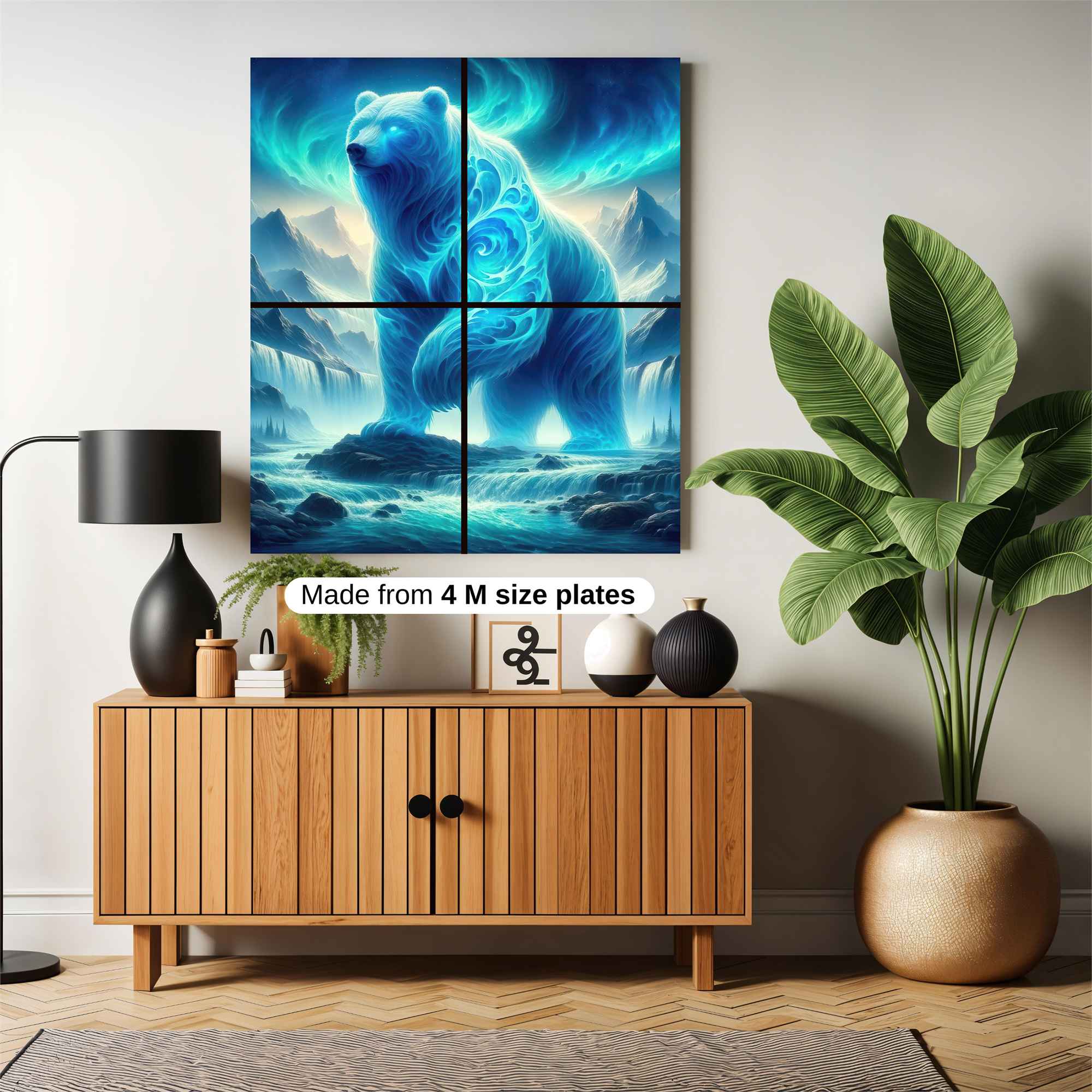 Aurora Bear Safe Wall Magnetic / M